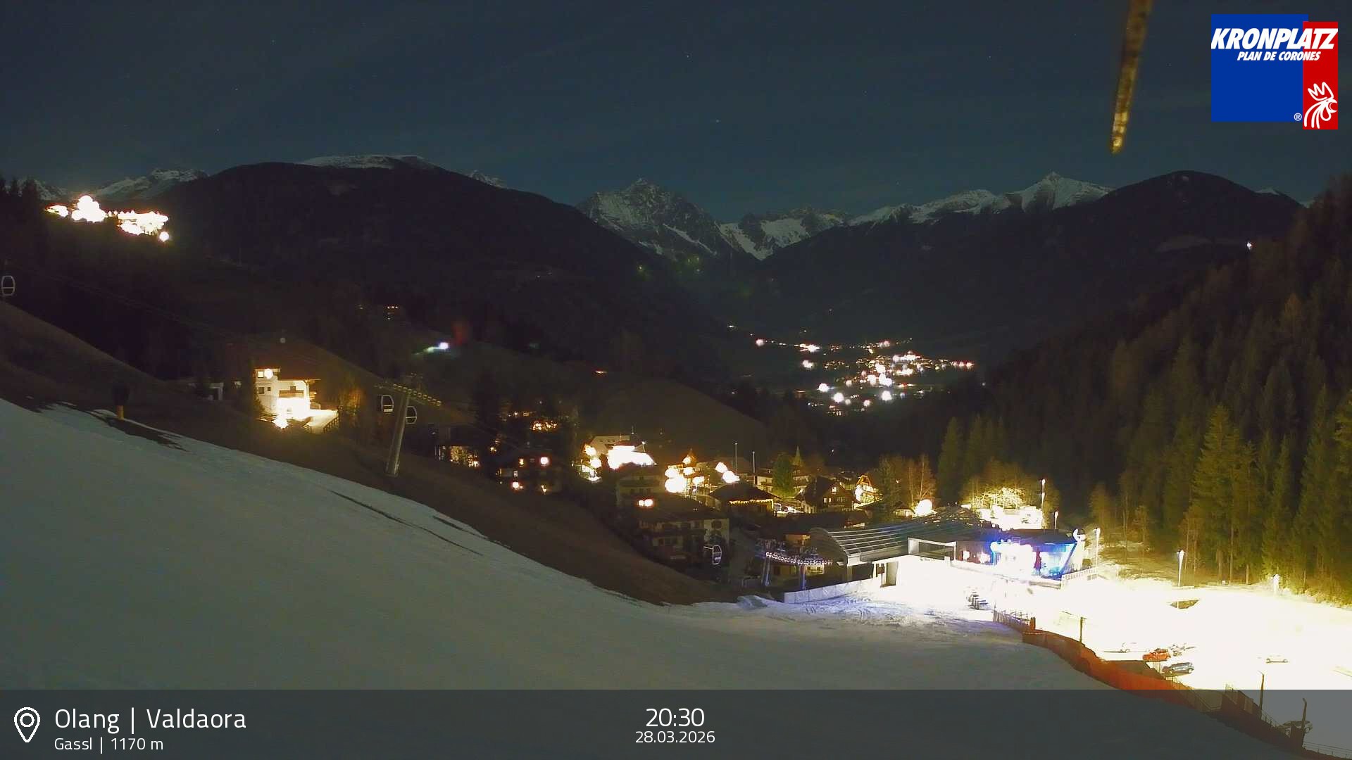 Archived image Webcam Base station Gassl, Plan de Corones