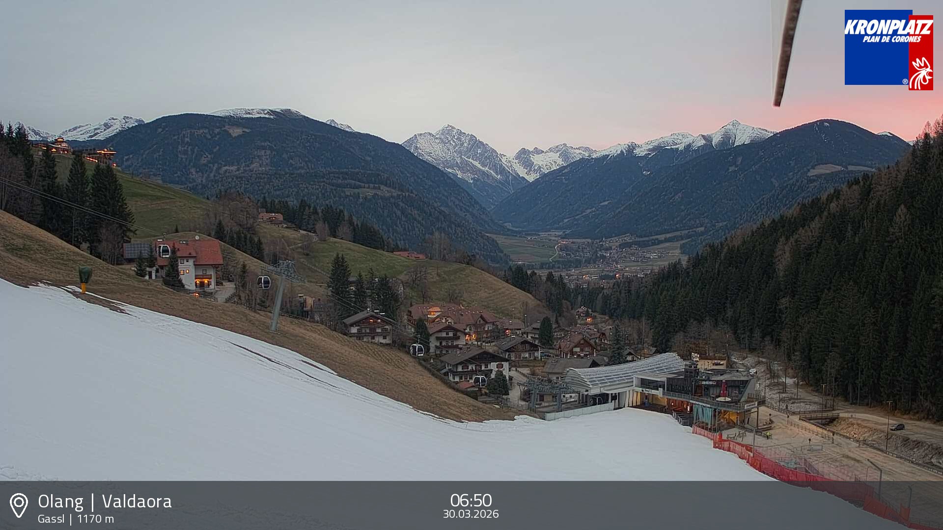 Archiv Foto Webcam Olang - Gassl, Ferienregion Kronplatz