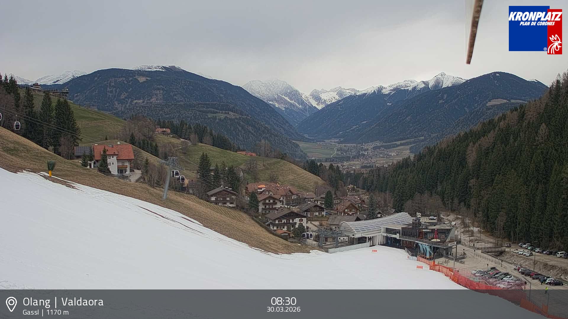 Archiv Foto Webcam Olang - Gassl, Ferienregion Kronplatz