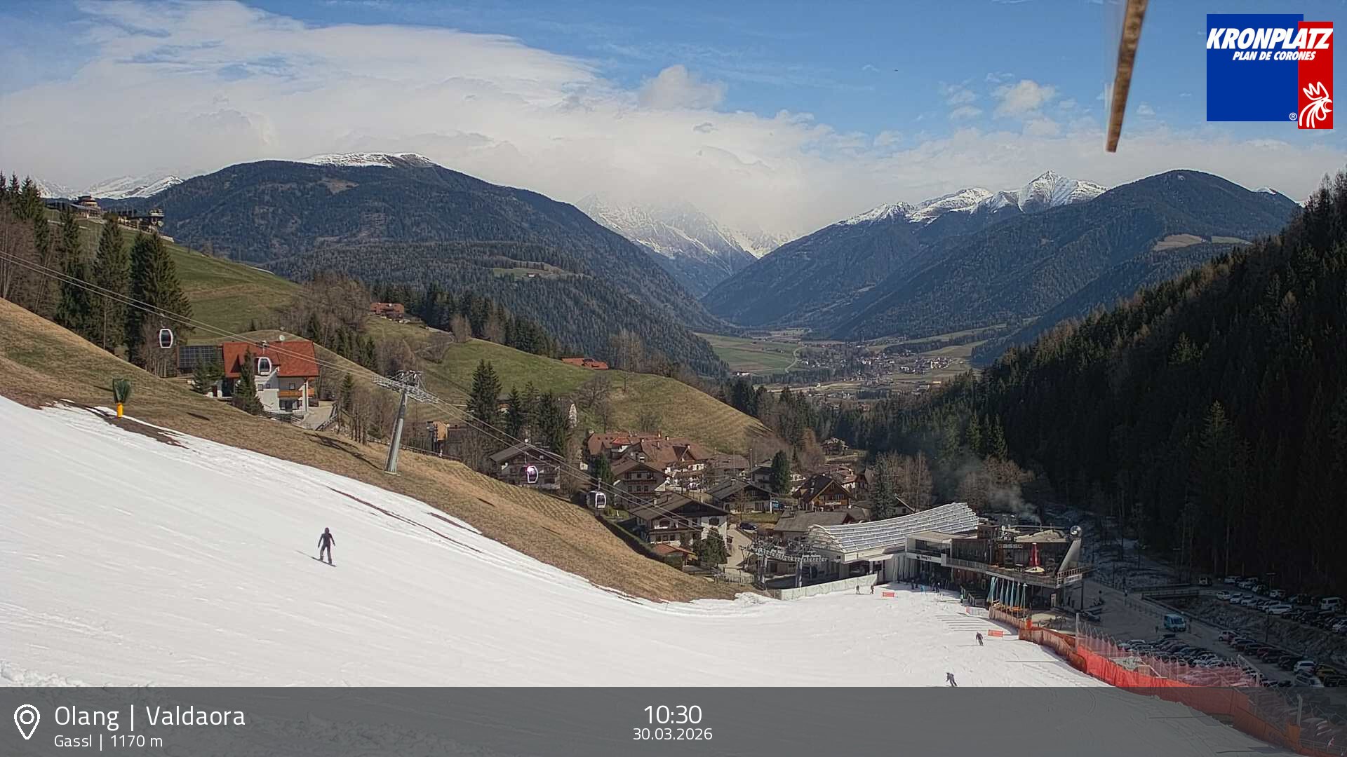 Archiv Foto Webcam Olang - Gassl, Ferienregion Kronplatz