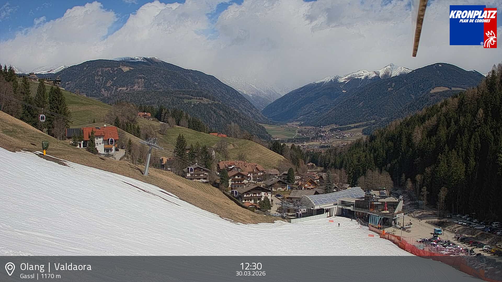 Archiv Foto Webcam Olang - Gassl, Ferienregion Kronplatz