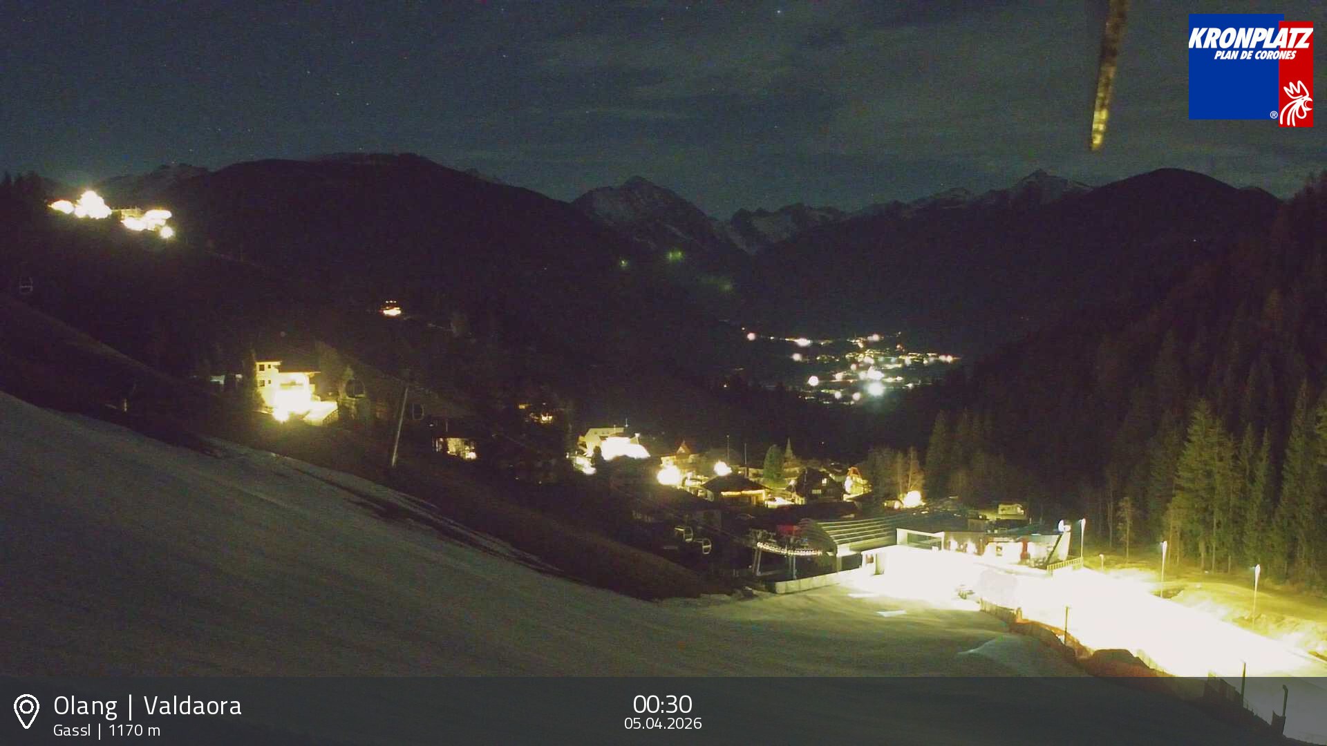 Archived image Webcam Base station Gassl, Plan de Corones