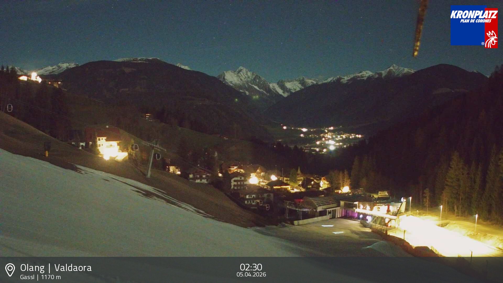 Archived image Webcam Base station Gassl, Plan de Corones