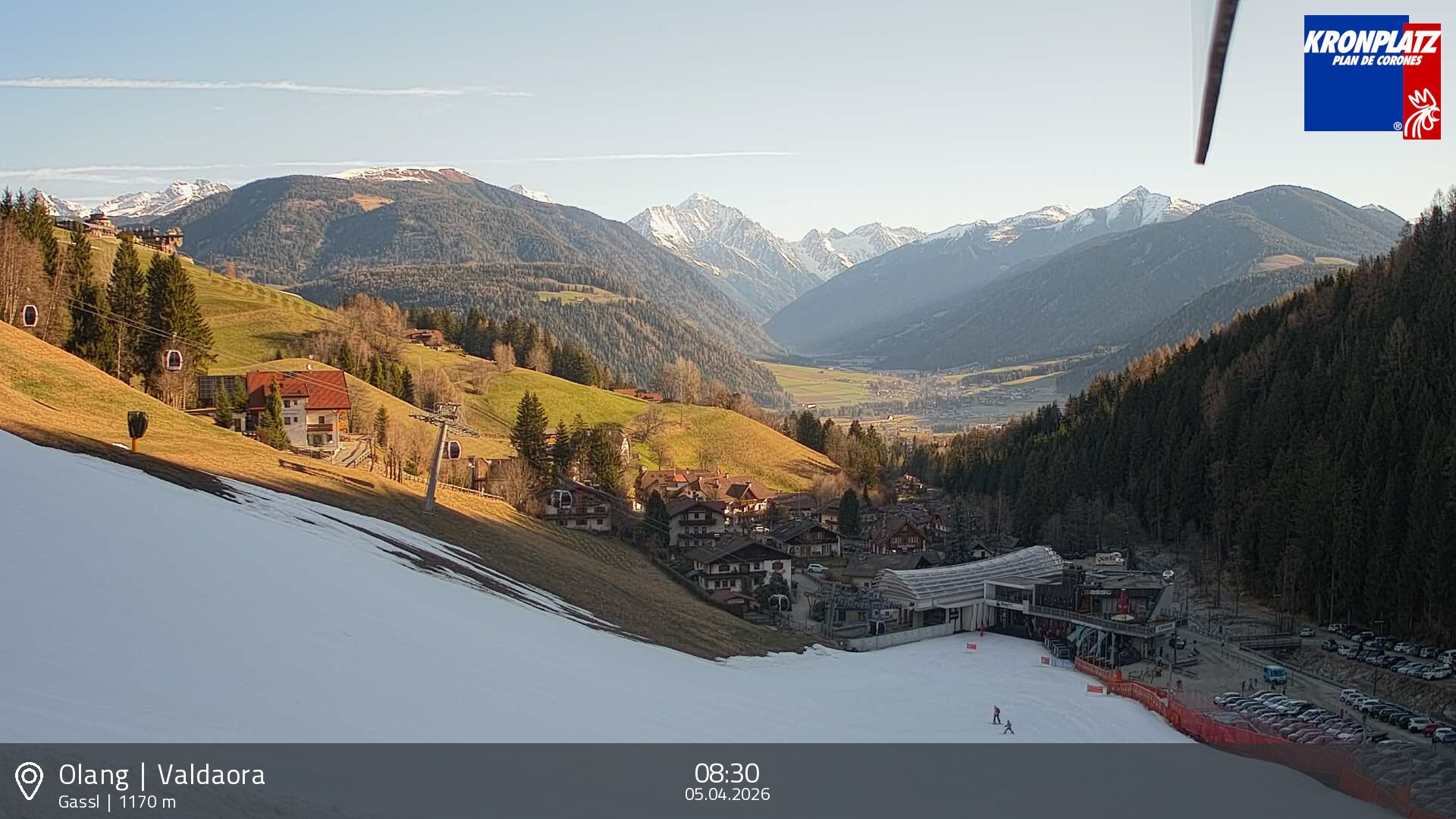 Archived image Webcam Base station Gassl, Plan de Corones