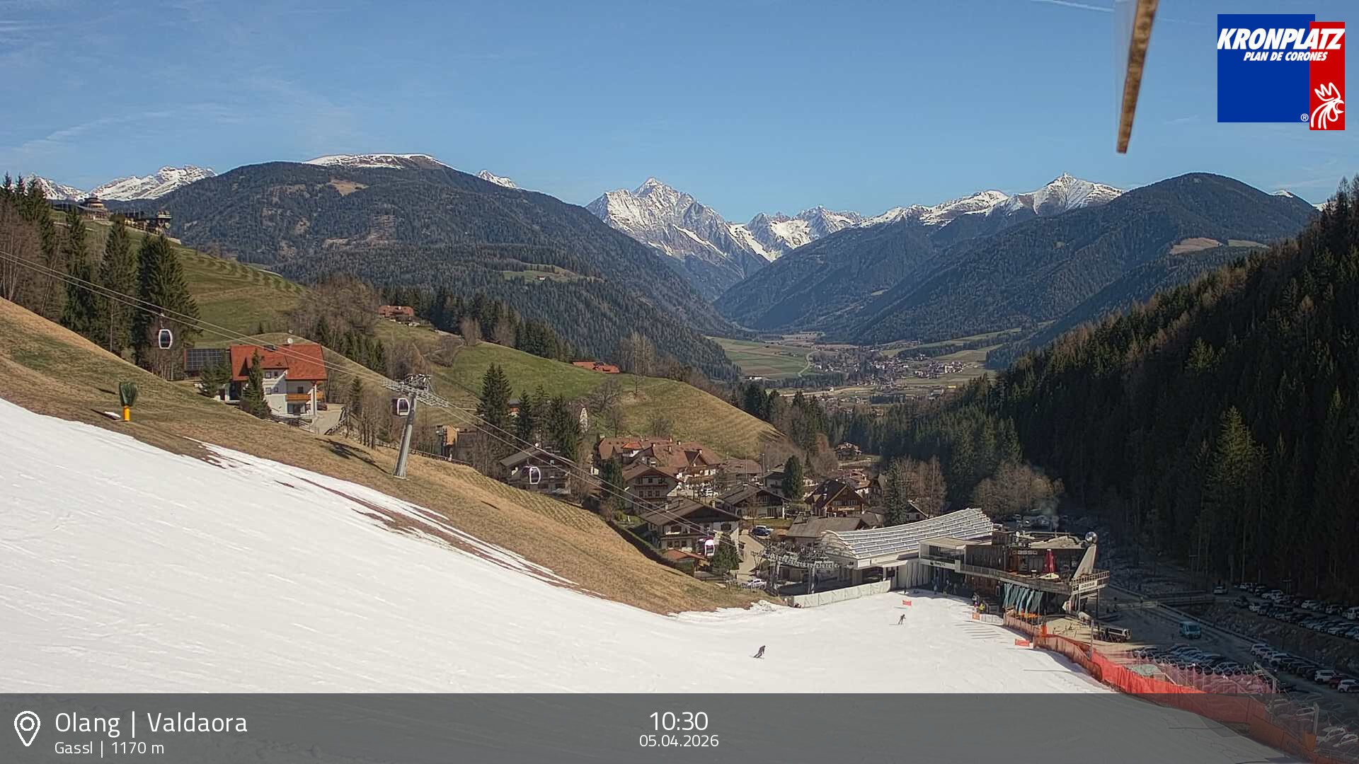 Archived image Webcam Base station Gassl, Plan de Corones