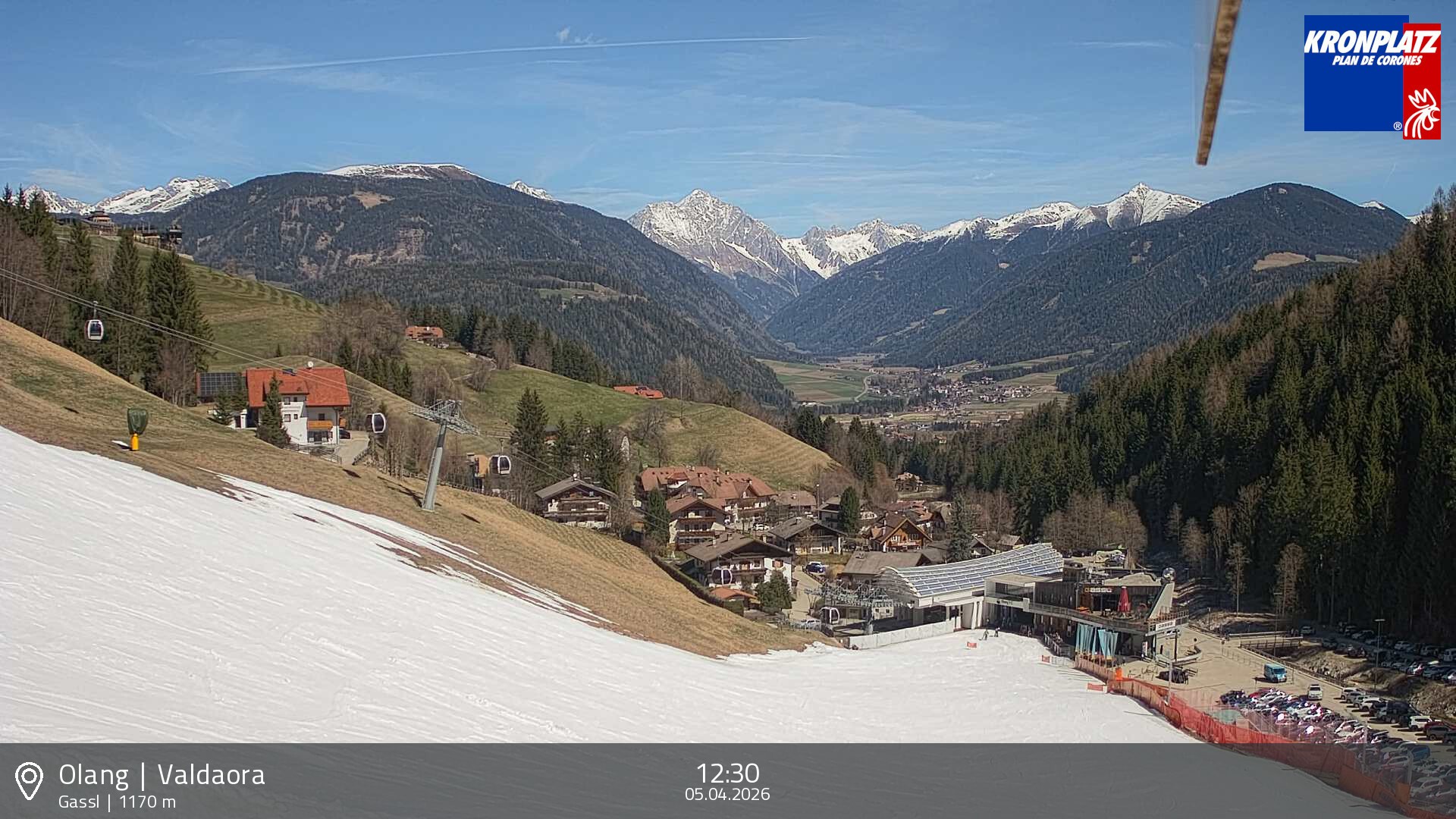 Archived image Webcam Base station Gassl, Plan de Corones