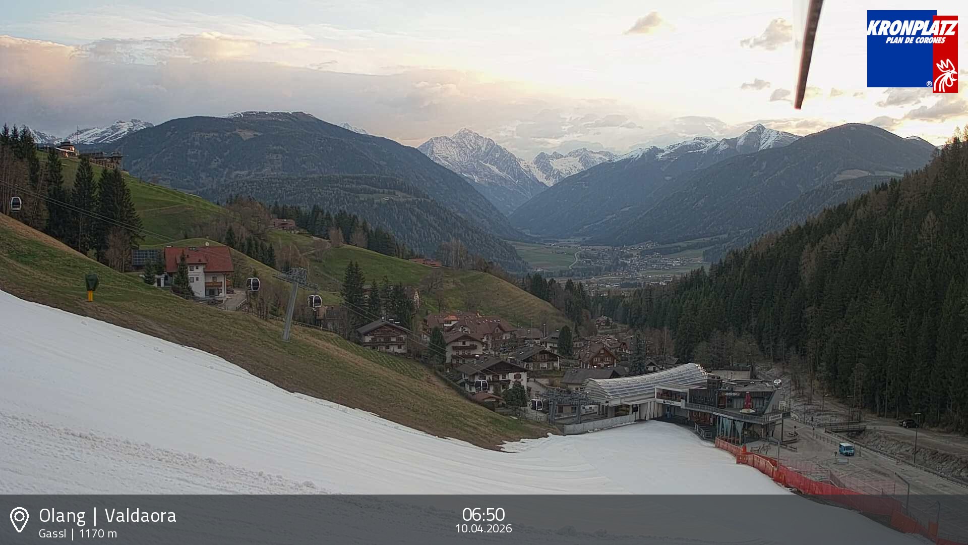 Archiv Foto Webcam Olang - Gassl, Ferienregion Kronplatz