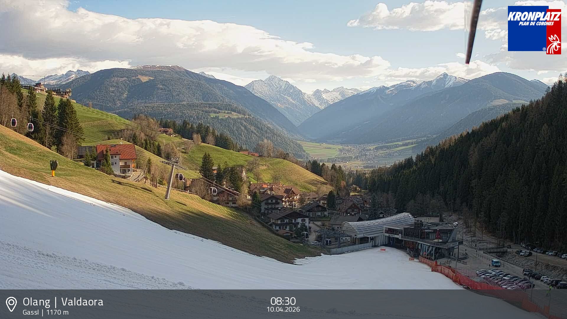 Archiv Foto Webcam Olang - Gassl, Ferienregion Kronplatz