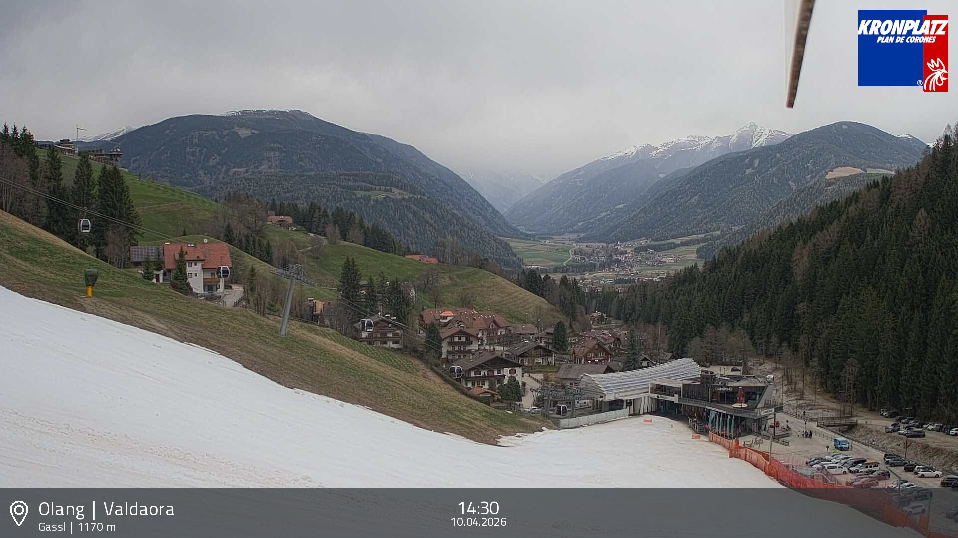 Archiv Foto Webcam Olang - Gassl, Ferienregion Kronplatz