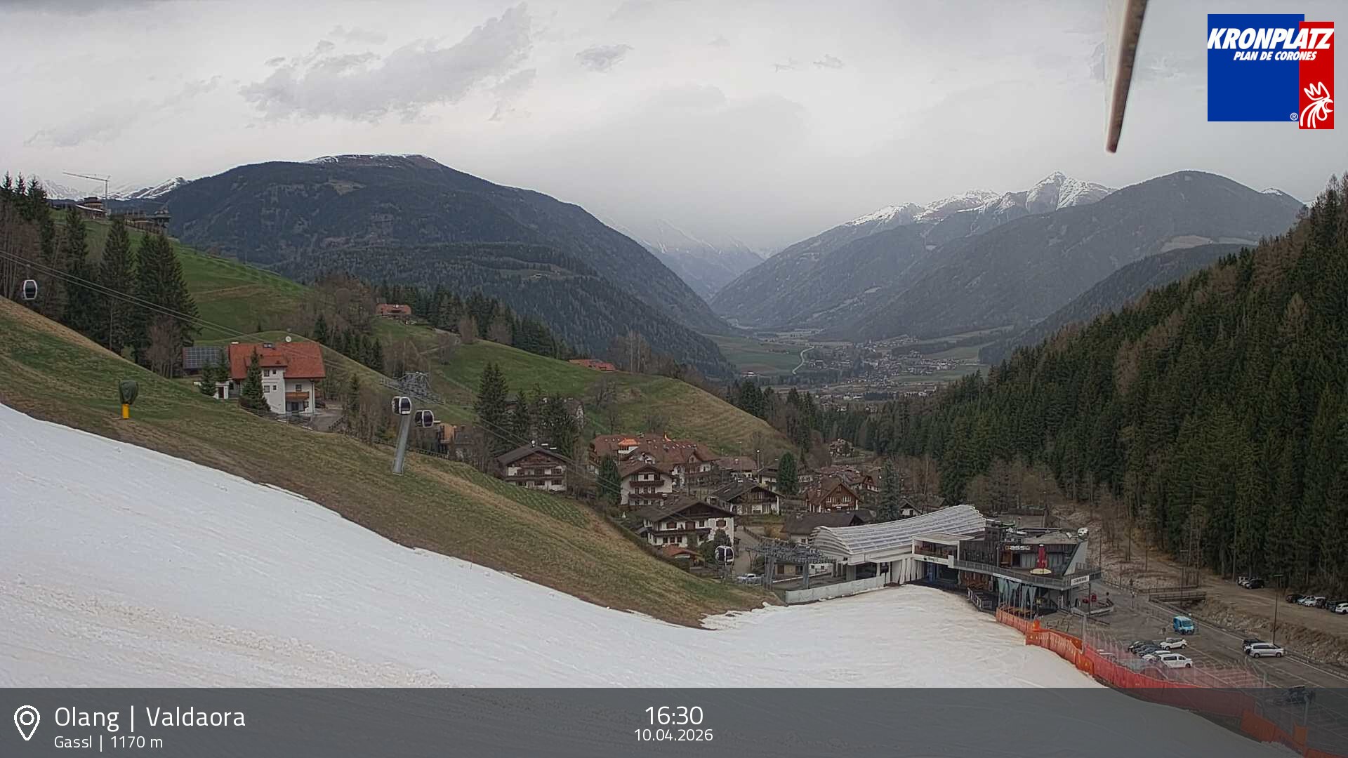 Archiv Foto Webcam Olang - Gassl, Ferienregion Kronplatz