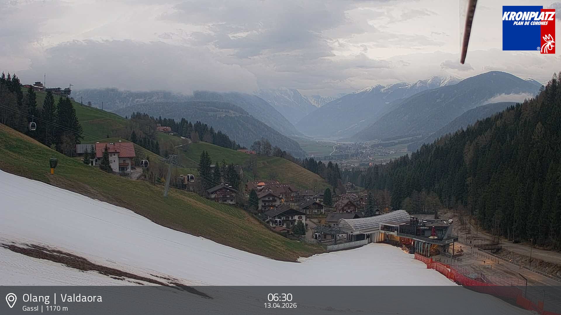 Archiv Foto Webcam Olang - Gassl, Ferienregion Kronplatz