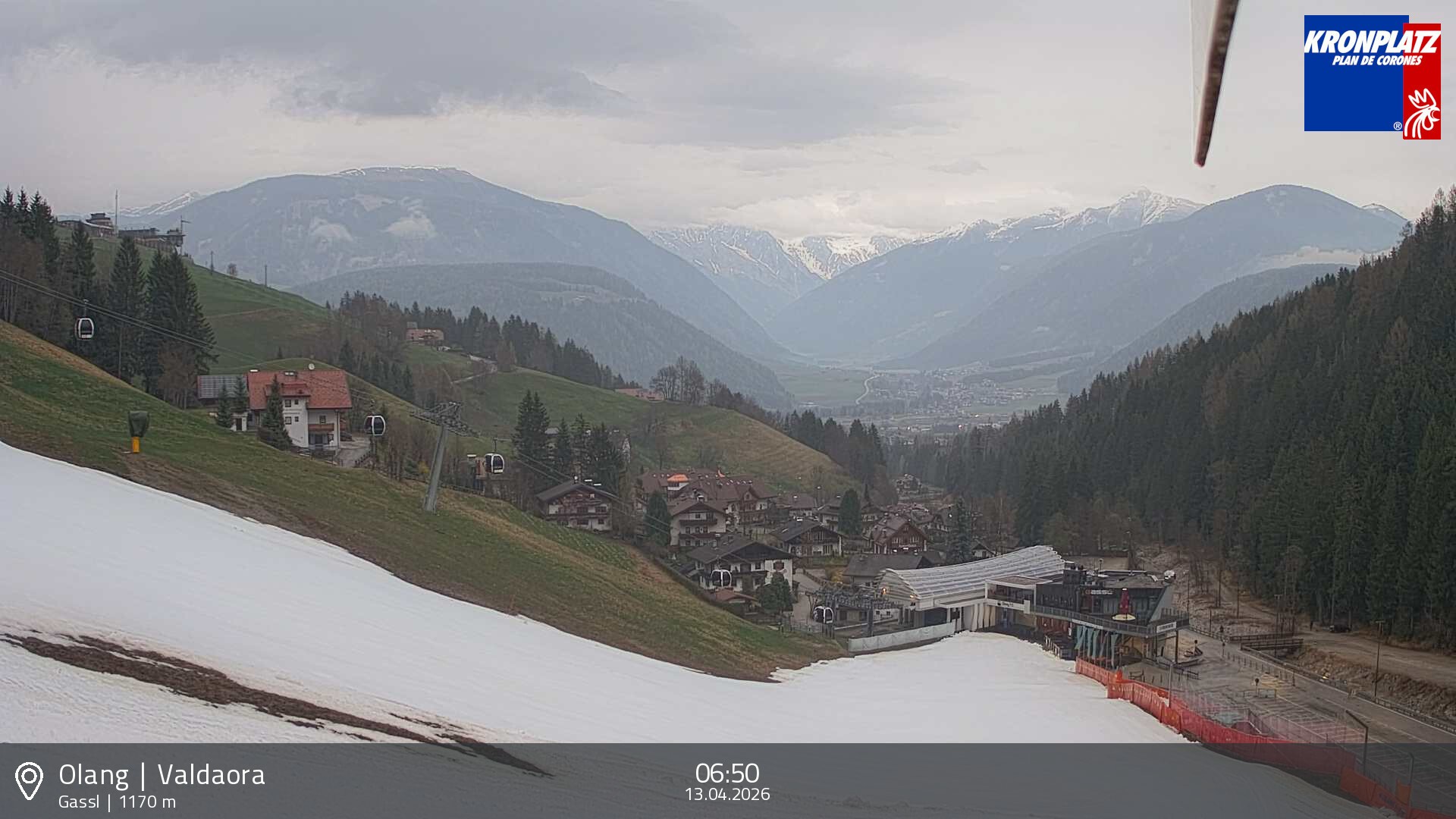 Archiv Foto Webcam Olang - Gassl, Ferienregion Kronplatz