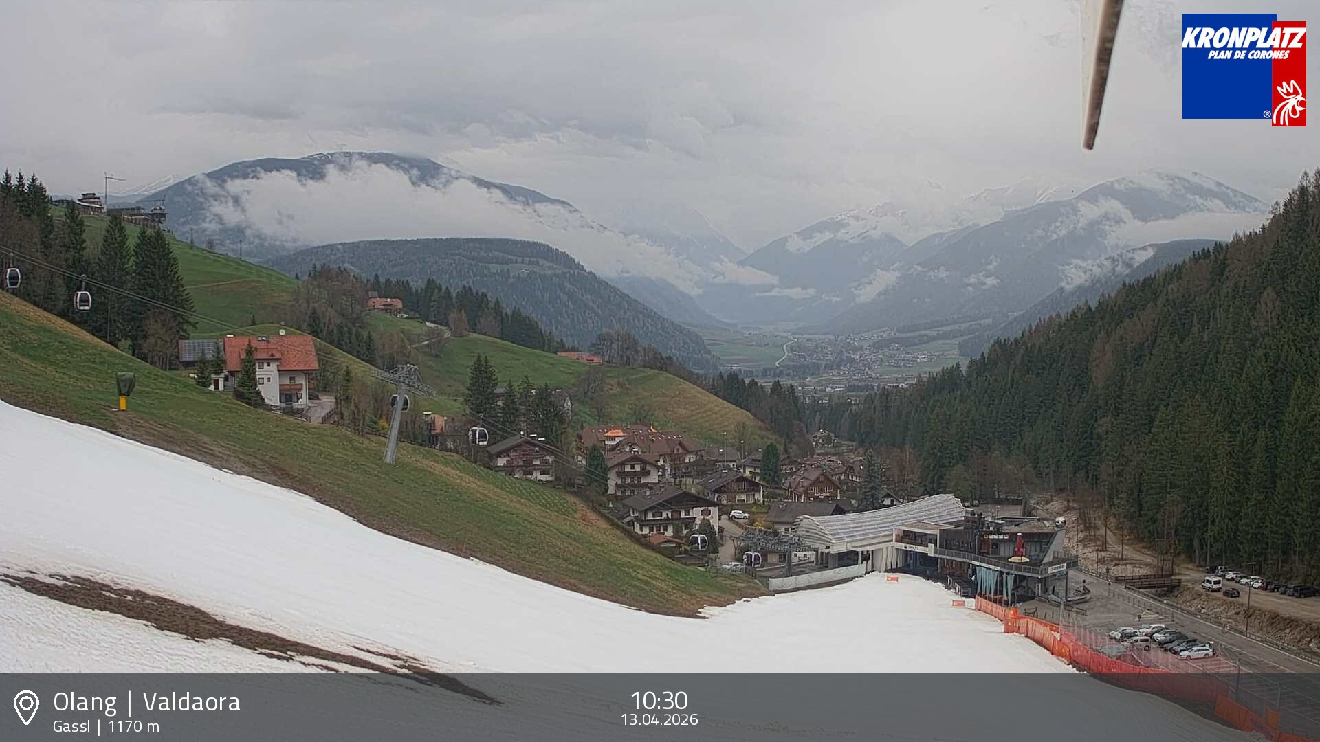 Archiv Foto Webcam Olang - Gassl, Ferienregion Kronplatz