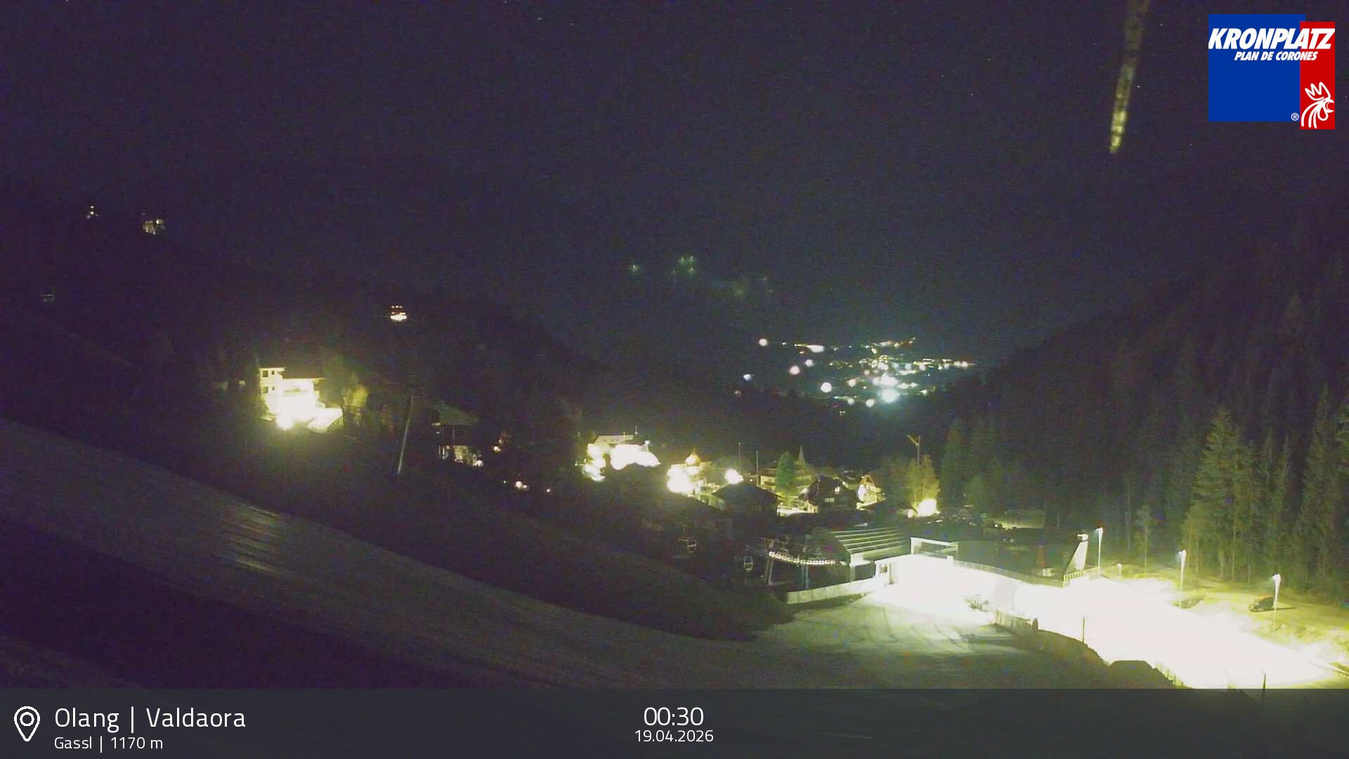 Archived image Webcam Base station Gassl, Plan de Corones