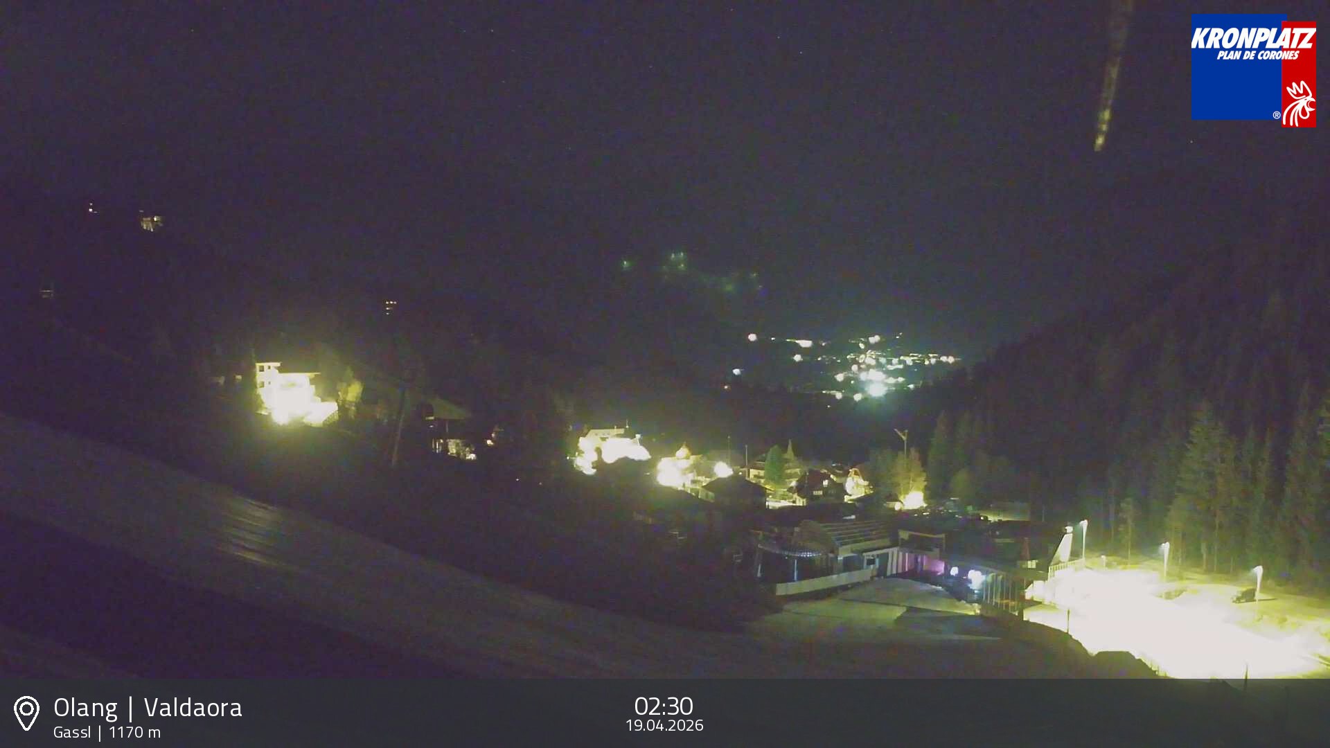 Archived image Webcam Base station Gassl, Plan de Corones