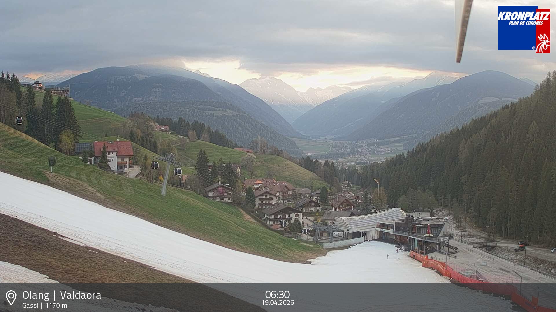 Archiv Foto Webcam Olang - Gassl, Ferienregion Kronplatz