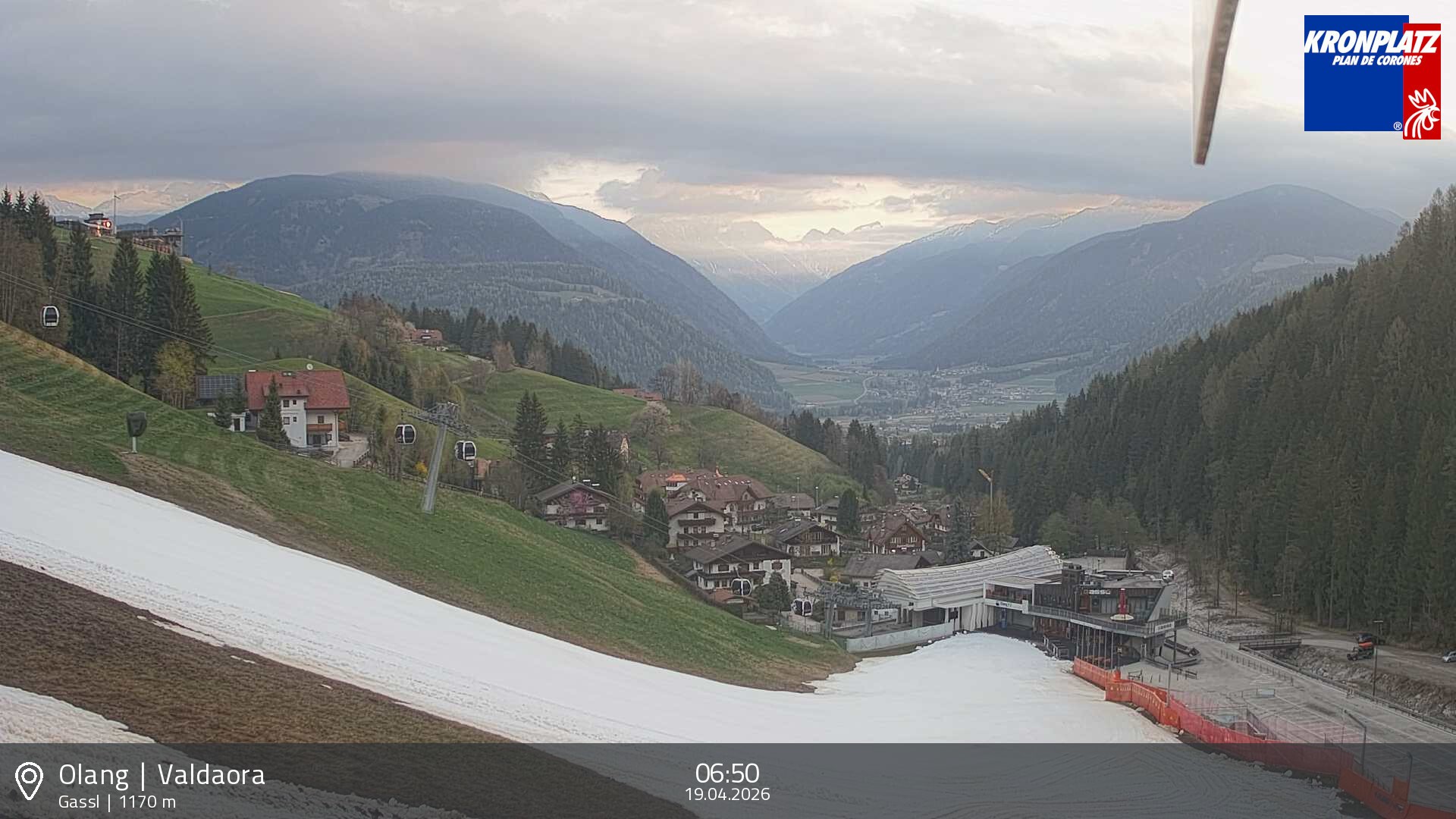 Archiv Foto Webcam Olang - Gassl, Ferienregion Kronplatz