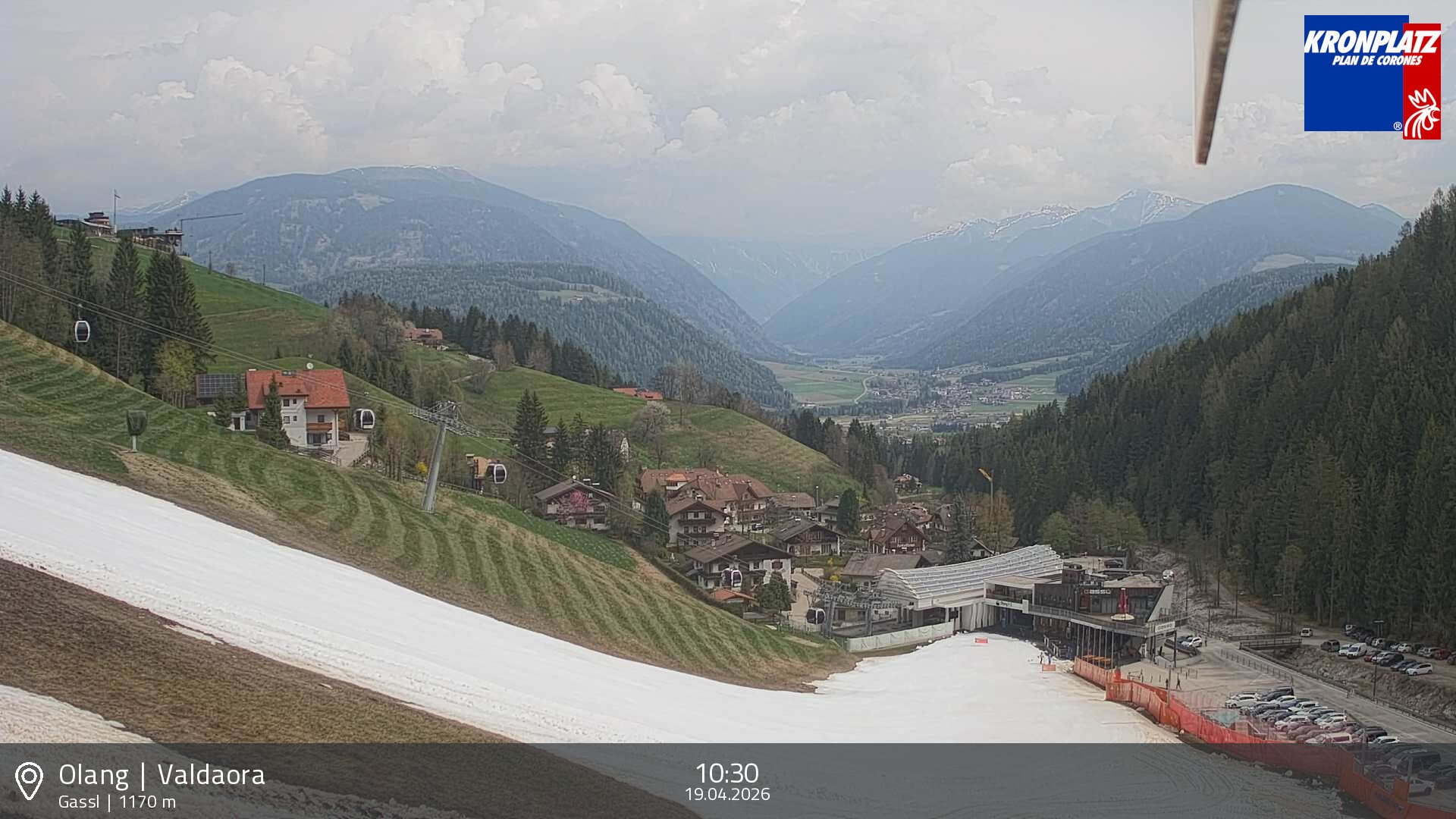 Archiv Foto Webcam Olang - Gassl, Ferienregion Kronplatz