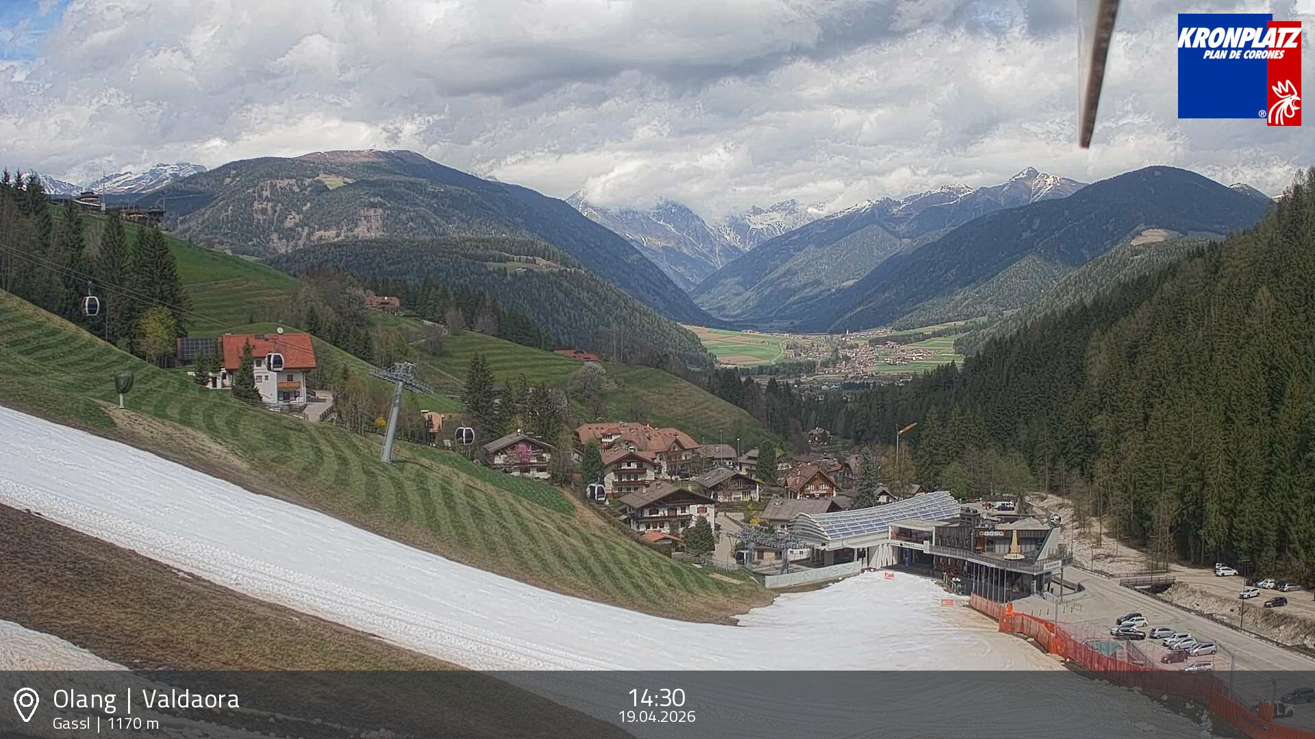 Archiv Foto Webcam Olang - Gassl, Ferienregion Kronplatz