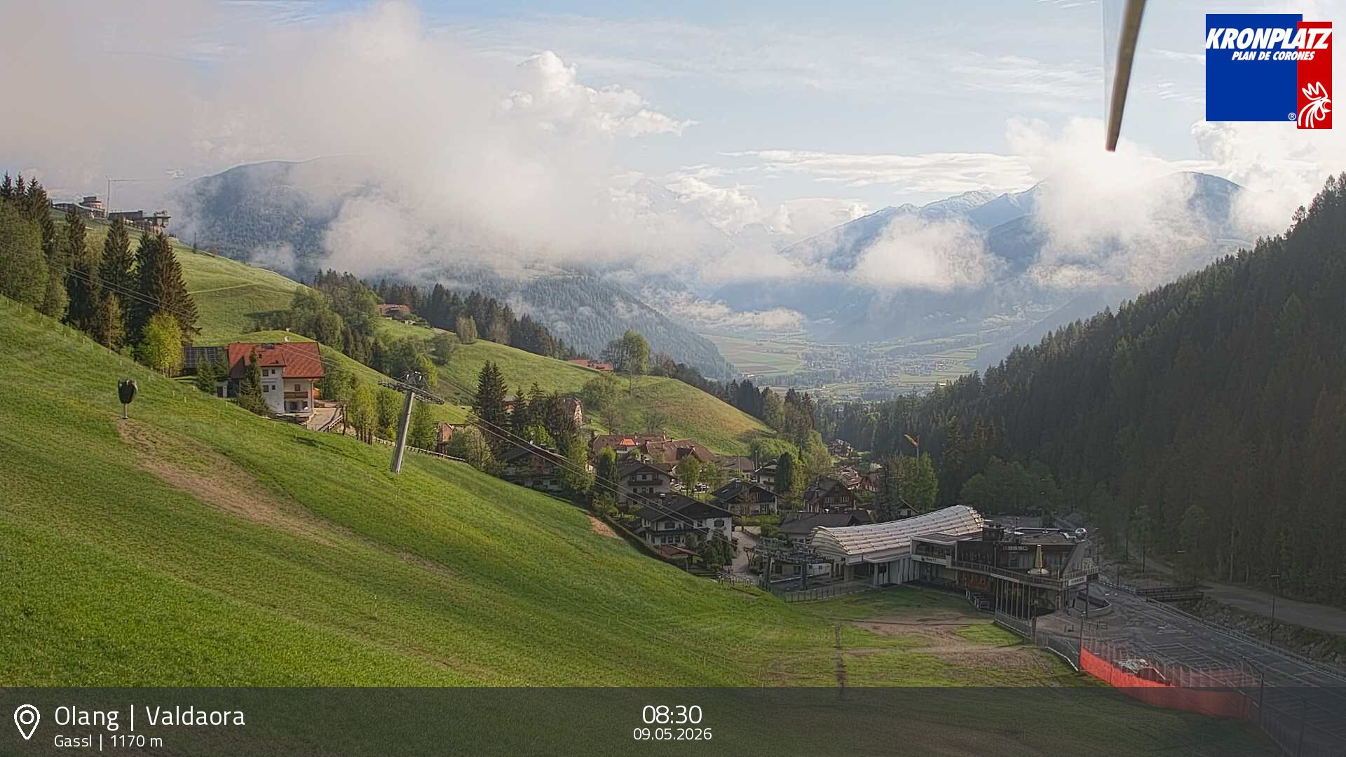 Archiv Foto Webcam Olang - Gassl, Ferienregion Kronplatz