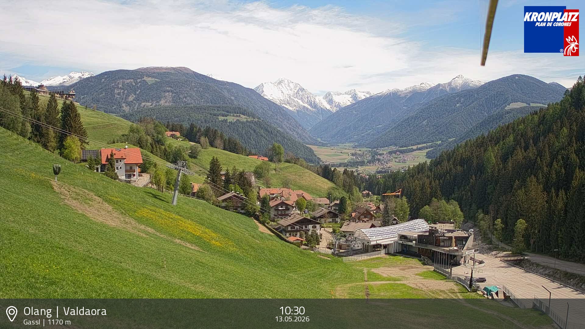 Archiv Foto Webcam Olang - Gassl, Ferienregion Kronplatz