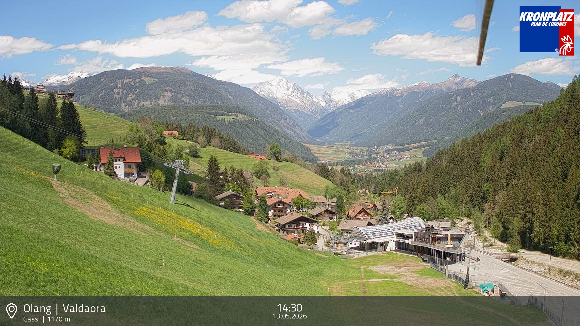 Archiv Foto Webcam Olang - Gassl, Ferienregion Kronplatz