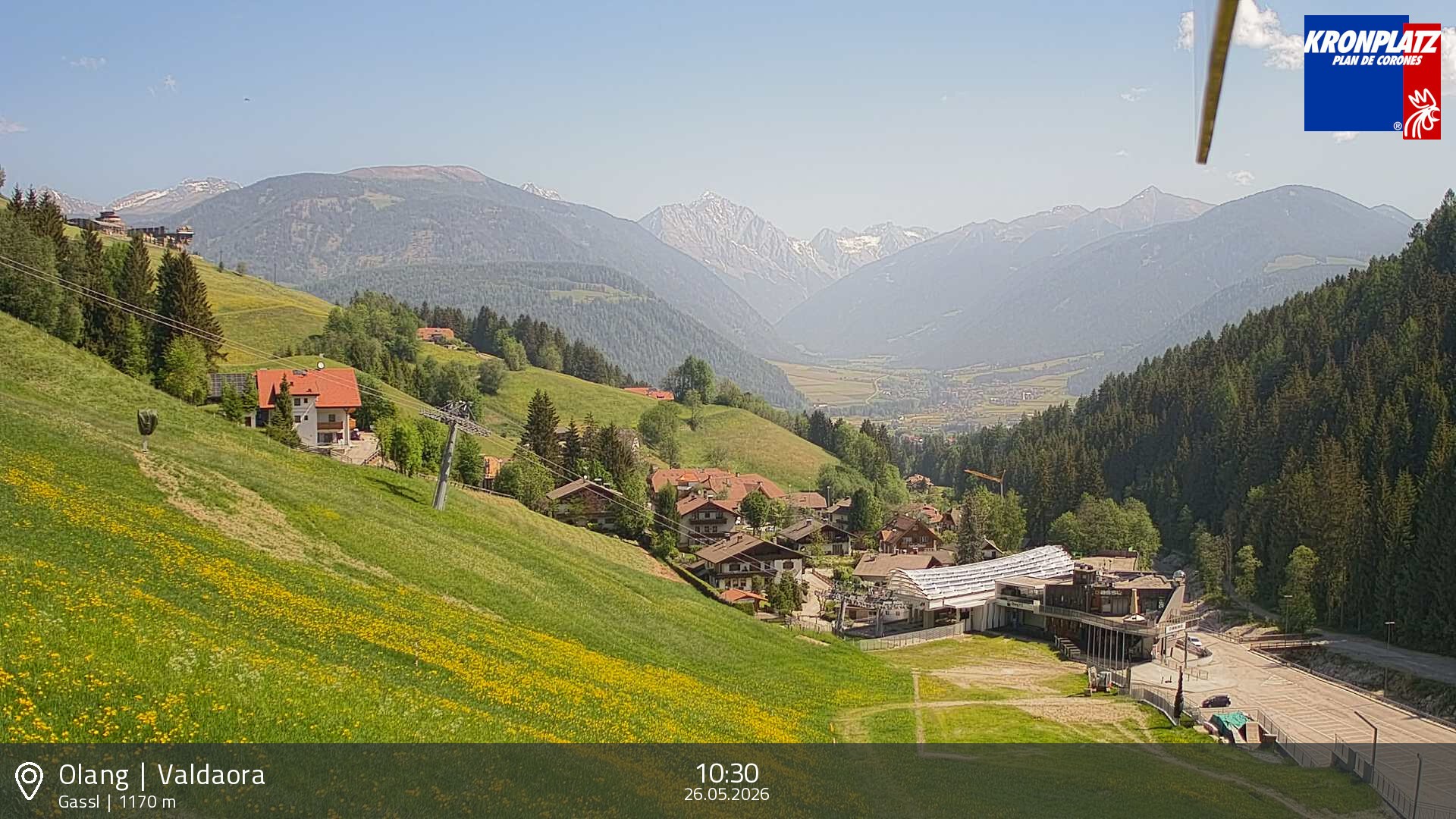 Archiv Foto Webcam Olang - Gassl, Ferienregion Kronplatz