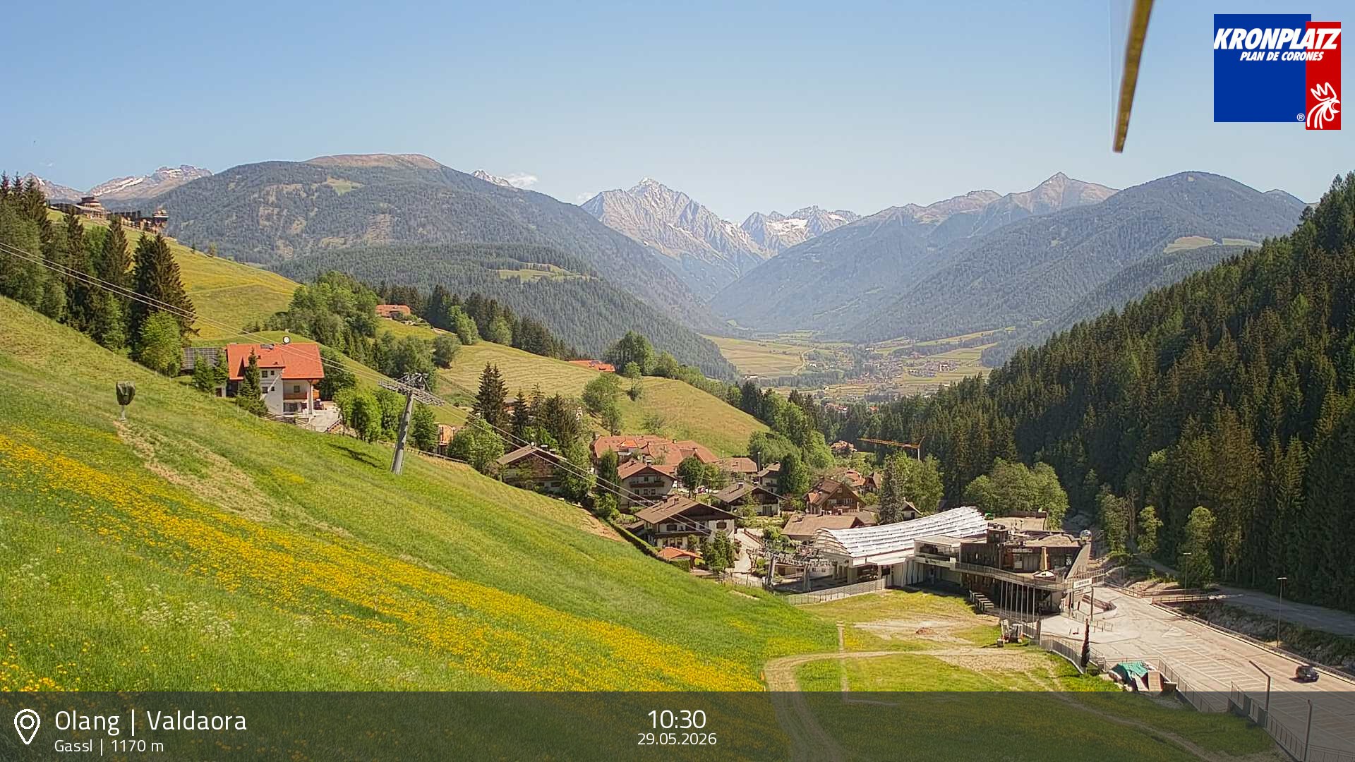 Archiv Foto Webcam Olang - Gassl, Ferienregion Kronplatz