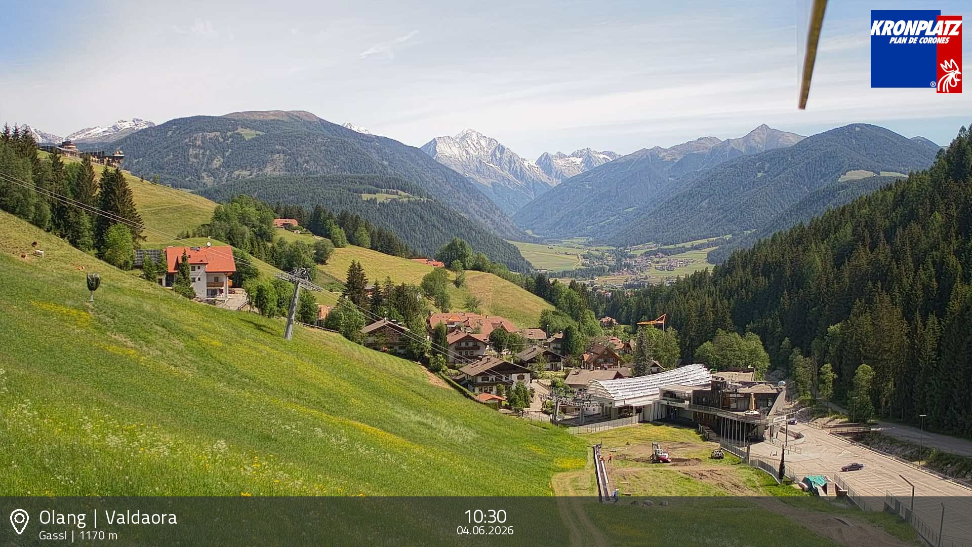 Archiv Foto Webcam Olang - Gassl, Ferienregion Kronplatz
