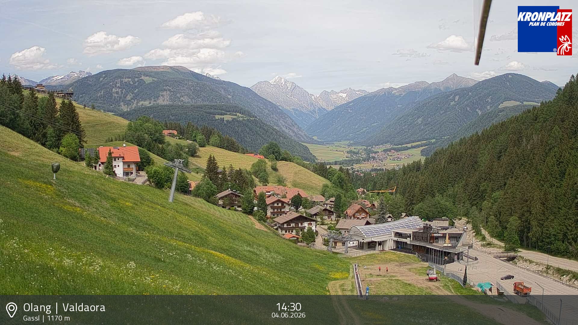 Archiv Foto Webcam Olang - Gassl, Ferienregion Kronplatz