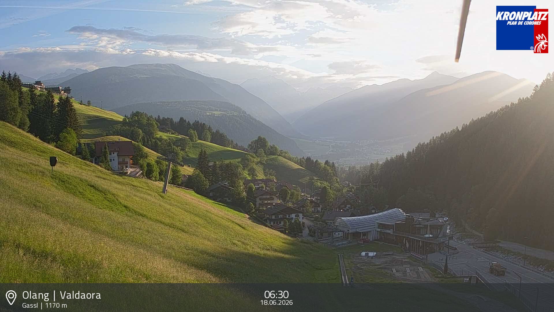 Archiv Foto Webcam Olang - Gassl, Ferienregion Kronplatz