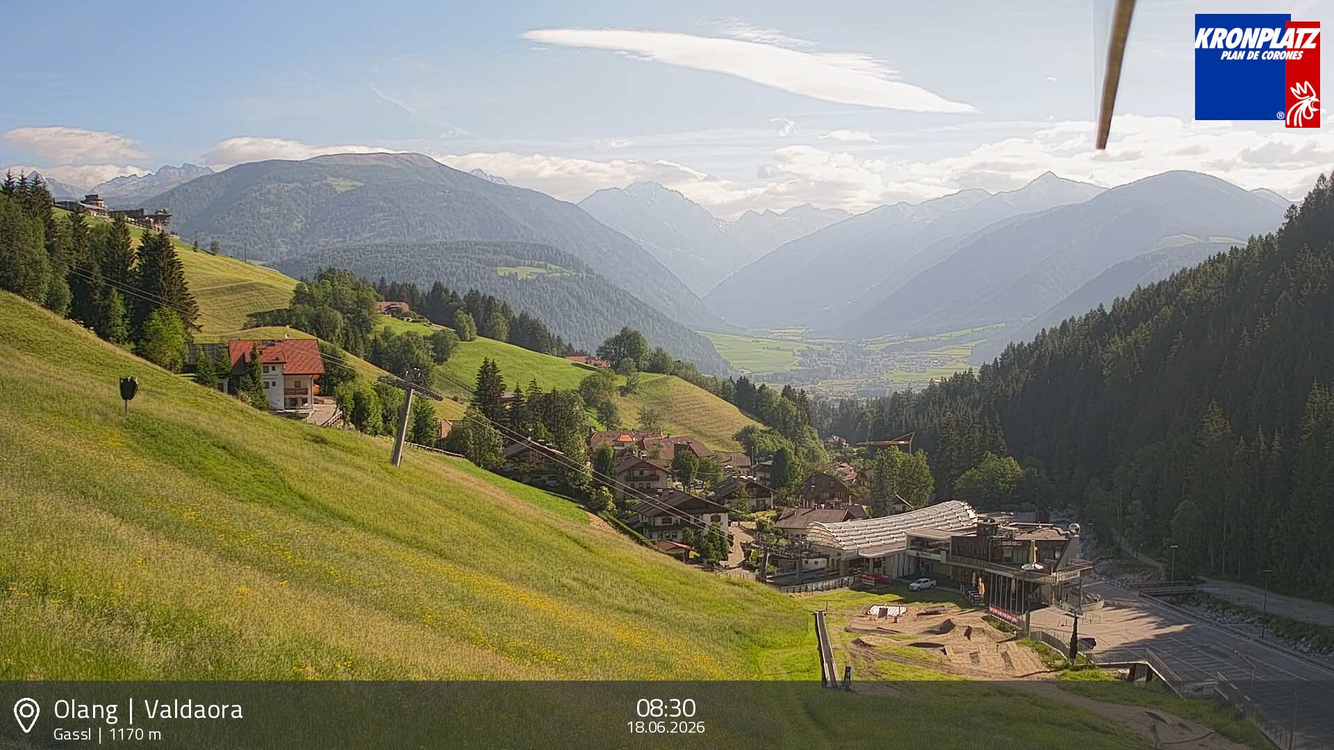 Archiv Foto Webcam Olang - Gassl, Ferienregion Kronplatz
