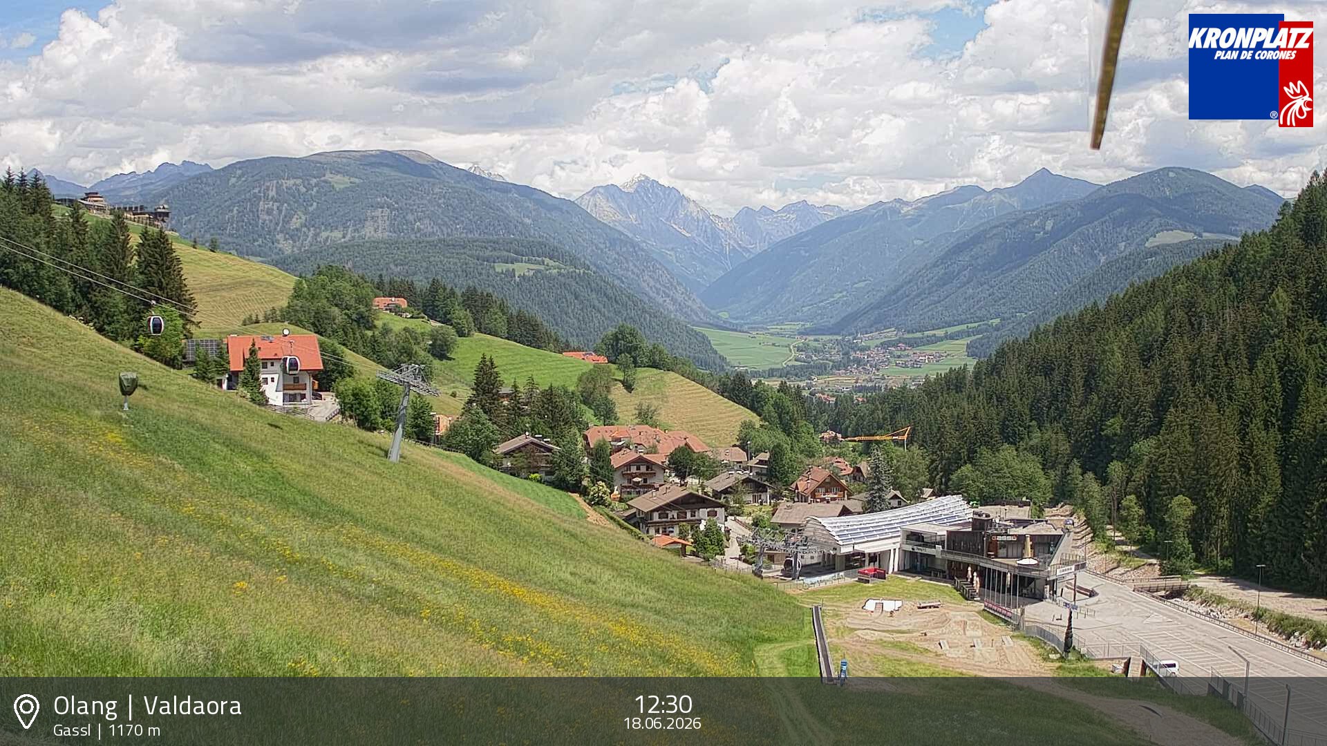 Archiv Foto Webcam Olang - Gassl, Ferienregion Kronplatz