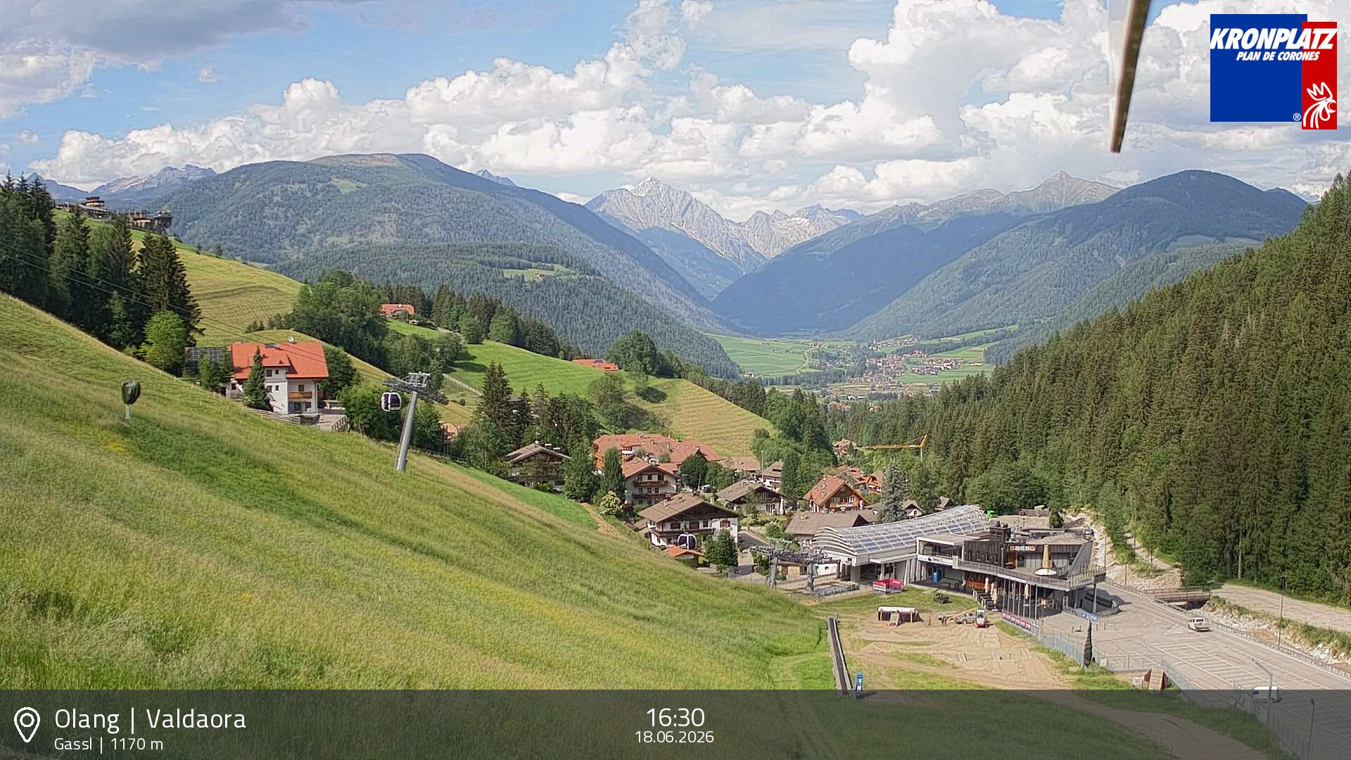 Archiv Foto Webcam Olang - Gassl, Ferienregion Kronplatz