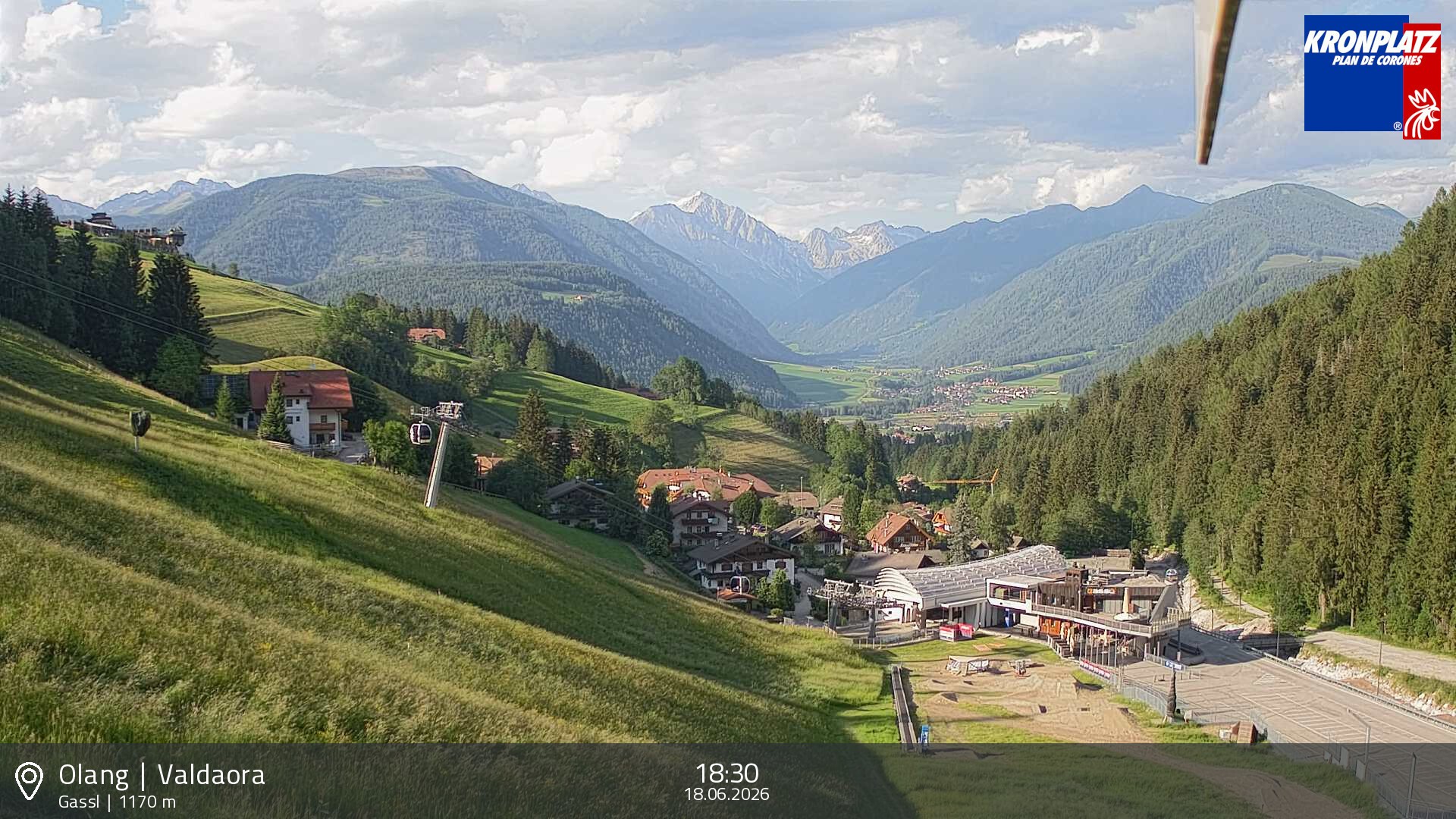 Archiv Foto Webcam Olang - Gassl, Ferienregion Kronplatz