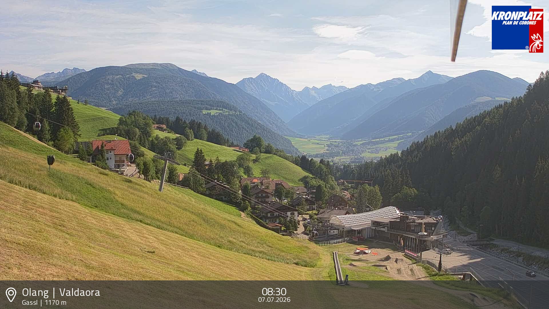 Archiv Foto Webcam Olang - Gassl, Ferienregion Kronplatz