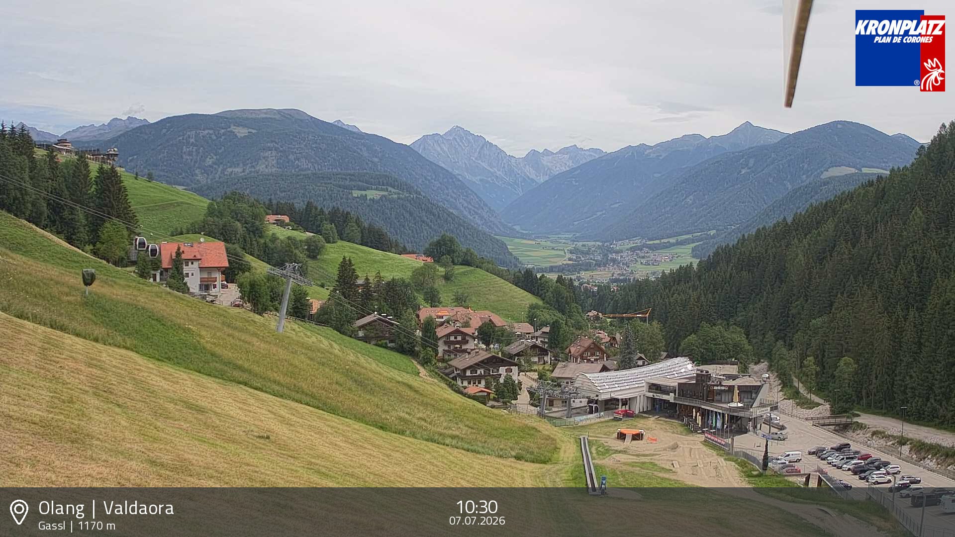 Archiv Foto Webcam Olang - Gassl, Ferienregion Kronplatz