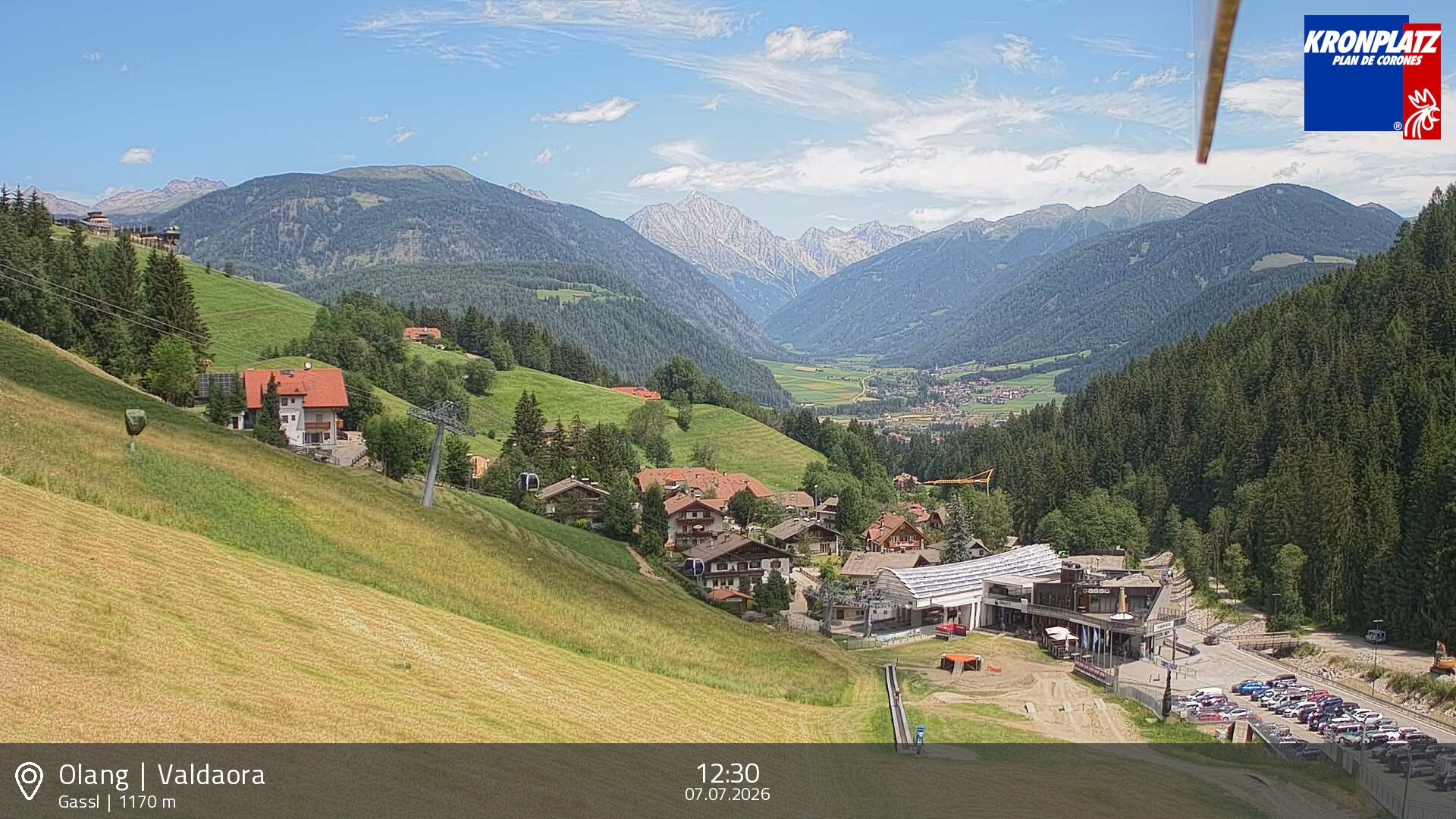 Archiv Foto Webcam Olang - Gassl, Ferienregion Kronplatz