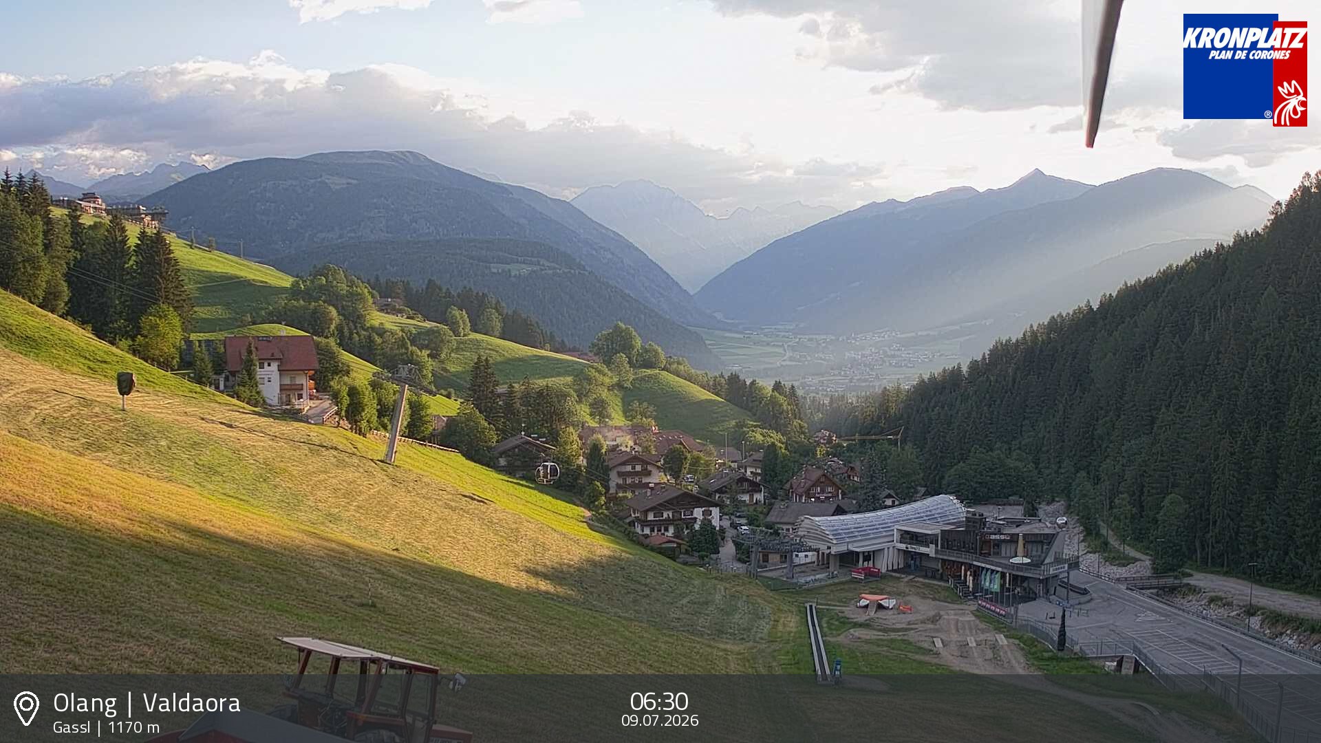 Archiv Foto Webcam Olang - Gassl, Ferienregion Kronplatz