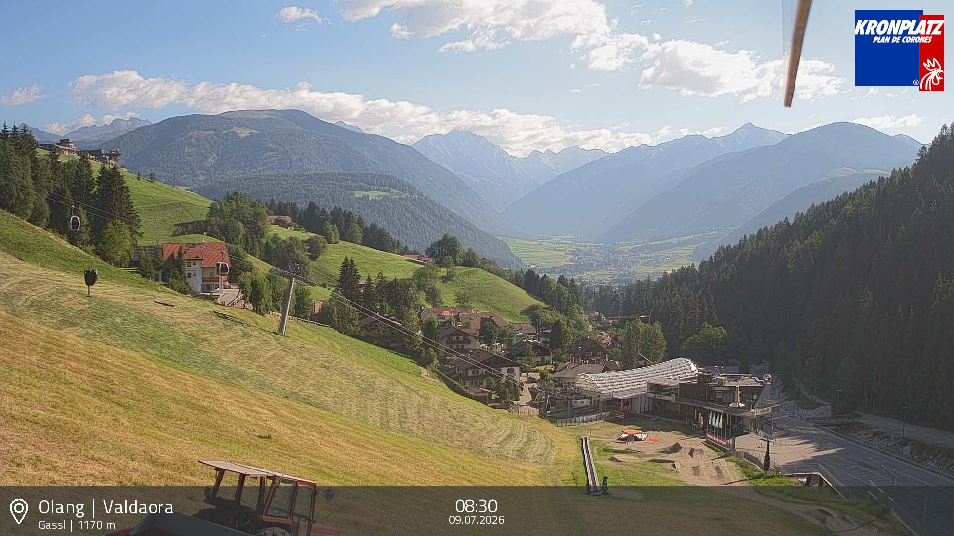 Archiv Foto Webcam Olang - Gassl, Ferienregion Kronplatz