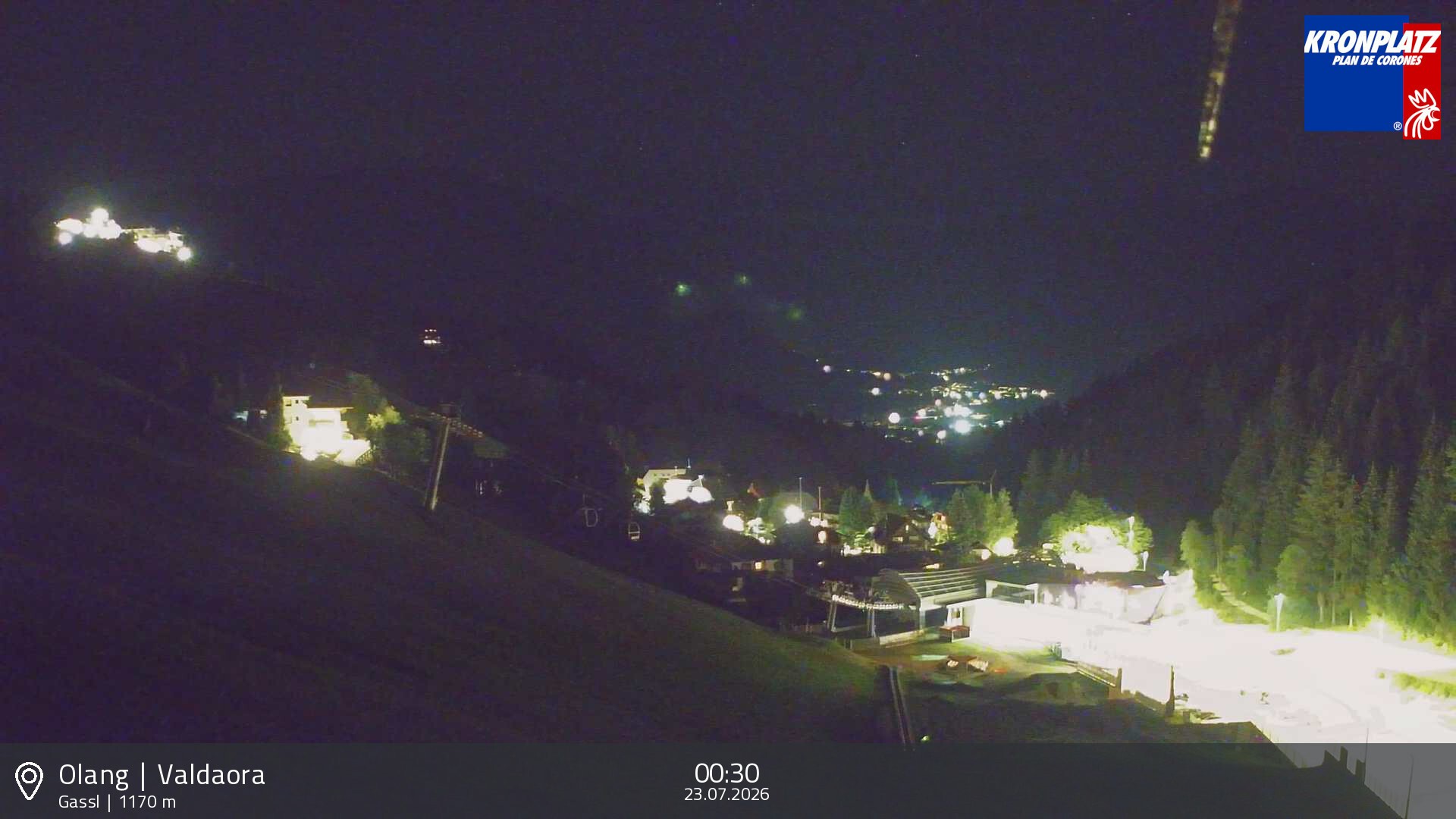 Archived image Webcam Base station Gassl, Plan de Corones