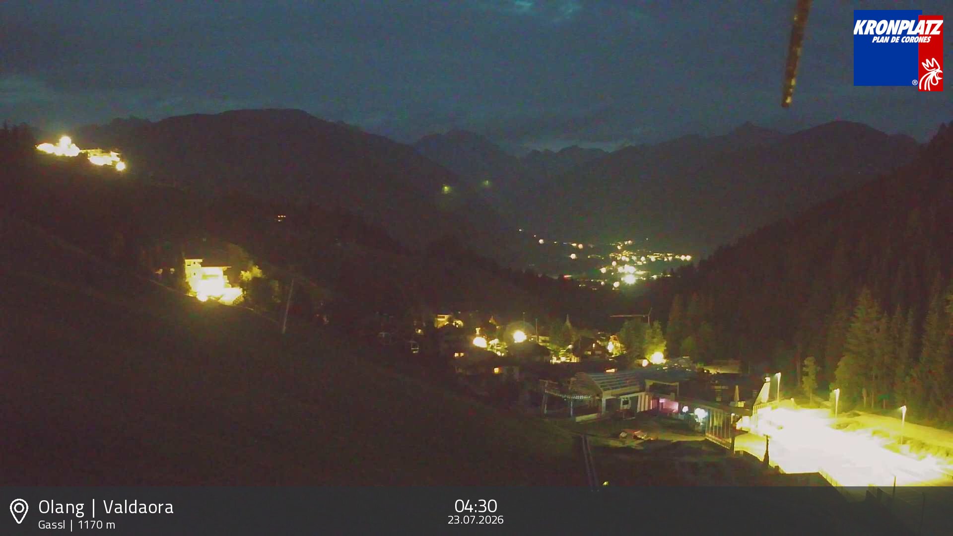 Archived image Webcam Base station Gassl, Plan de Corones