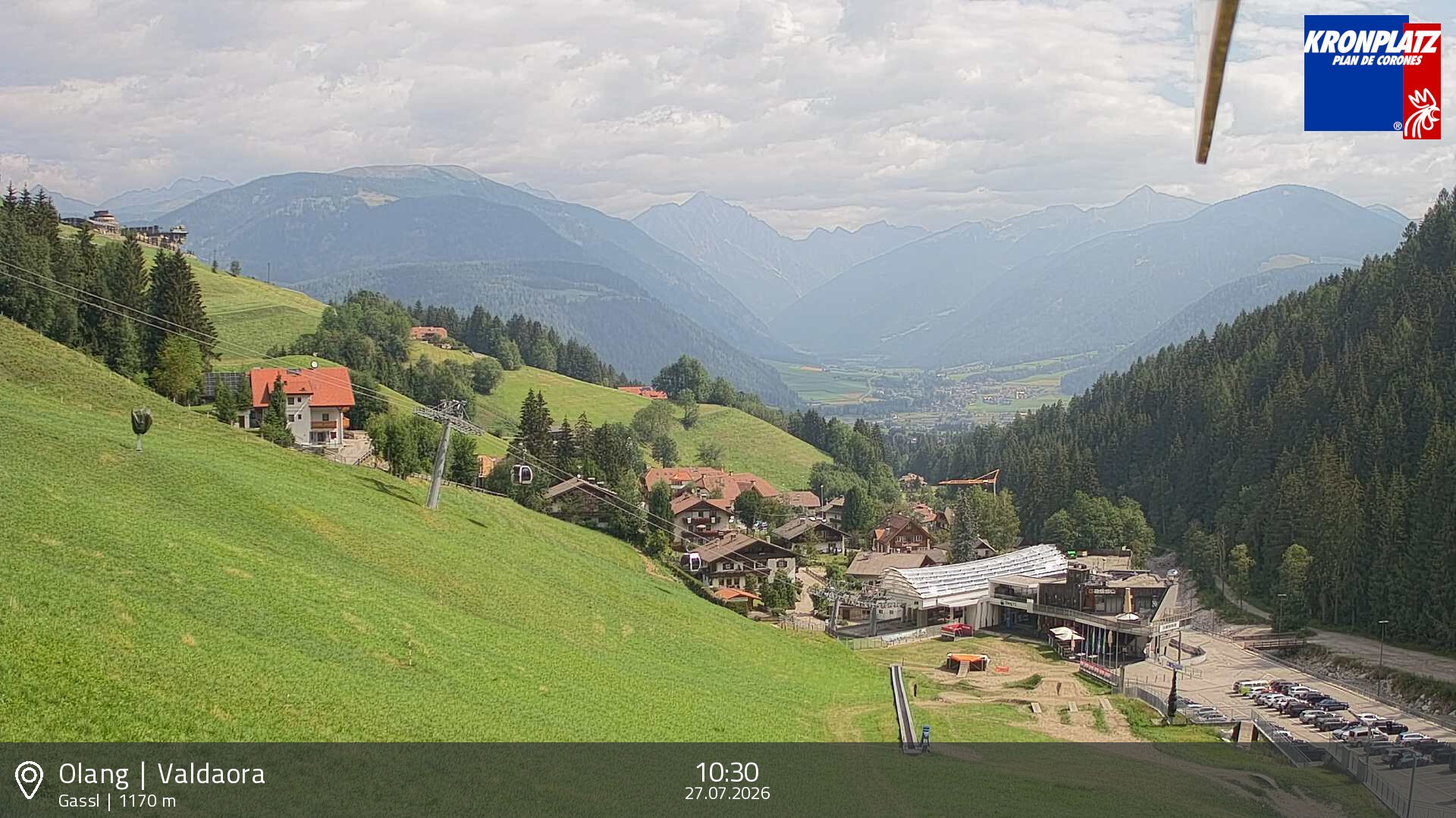 Archiv Foto Webcam Olang - Gassl, Ferienregion Kronplatz