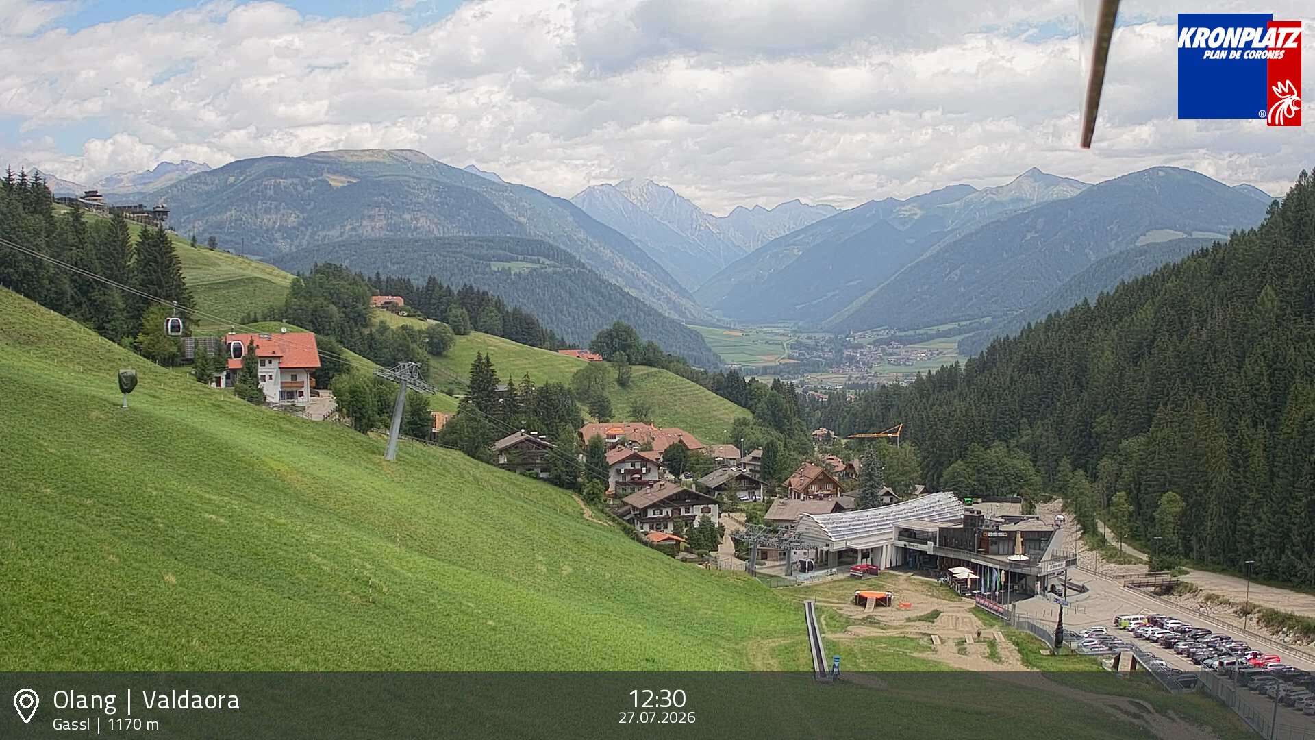 Archiv Foto Webcam Olang - Gassl, Ferienregion Kronplatz