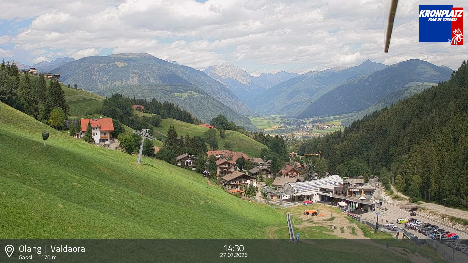 Archiv Foto Webcam Olang - Gassl, Ferienregion Kronplatz