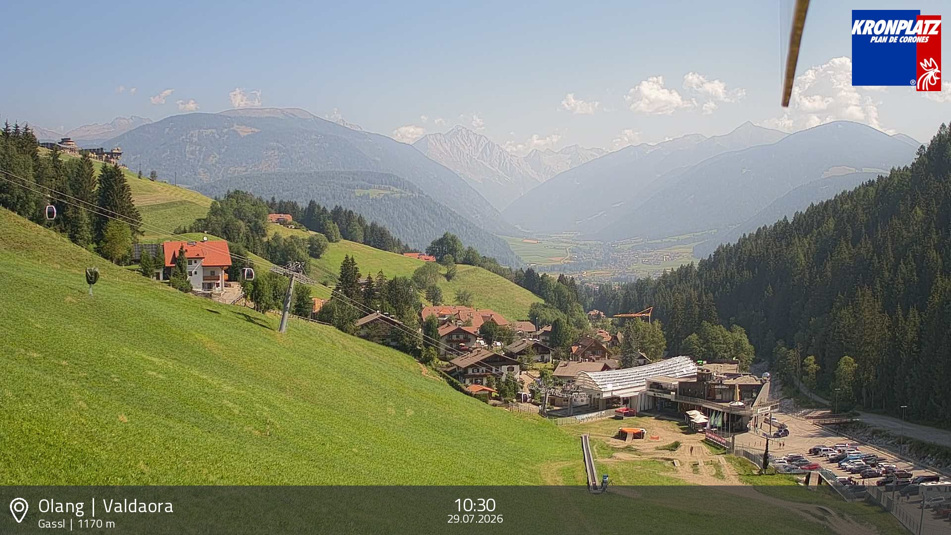 Archiv Foto Webcam Olang - Gassl, Ferienregion Kronplatz