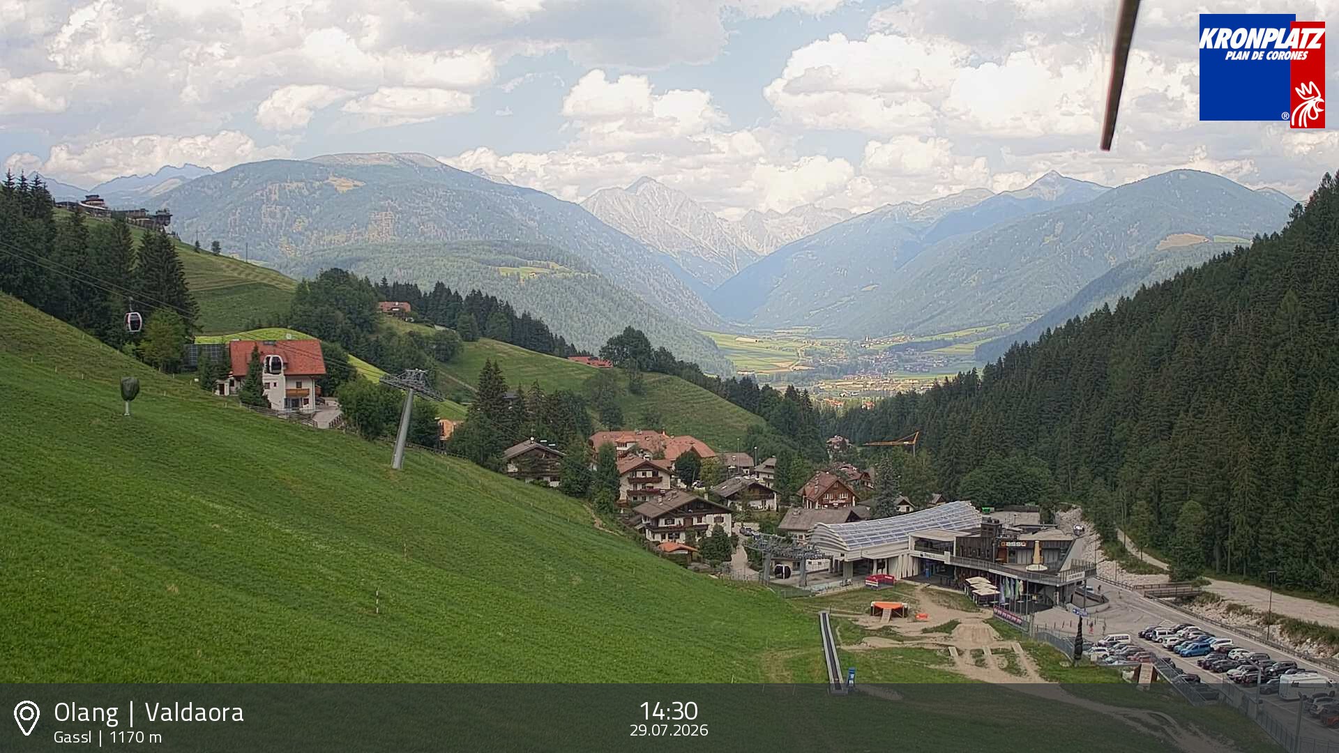 Archiv Foto Webcam Olang - Gassl, Ferienregion Kronplatz