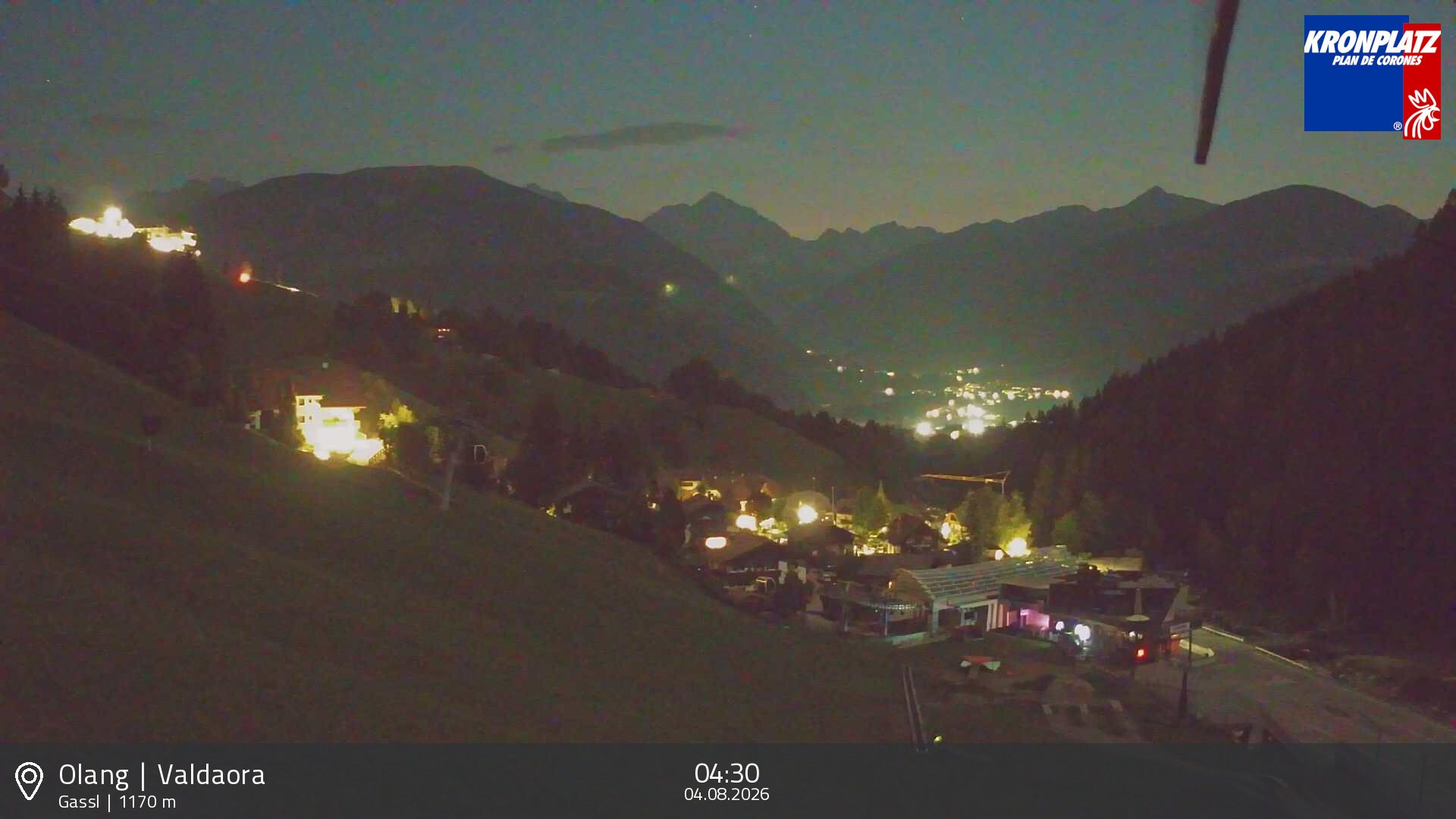 Archived image Webcam Base station Gassl, Plan de Corones