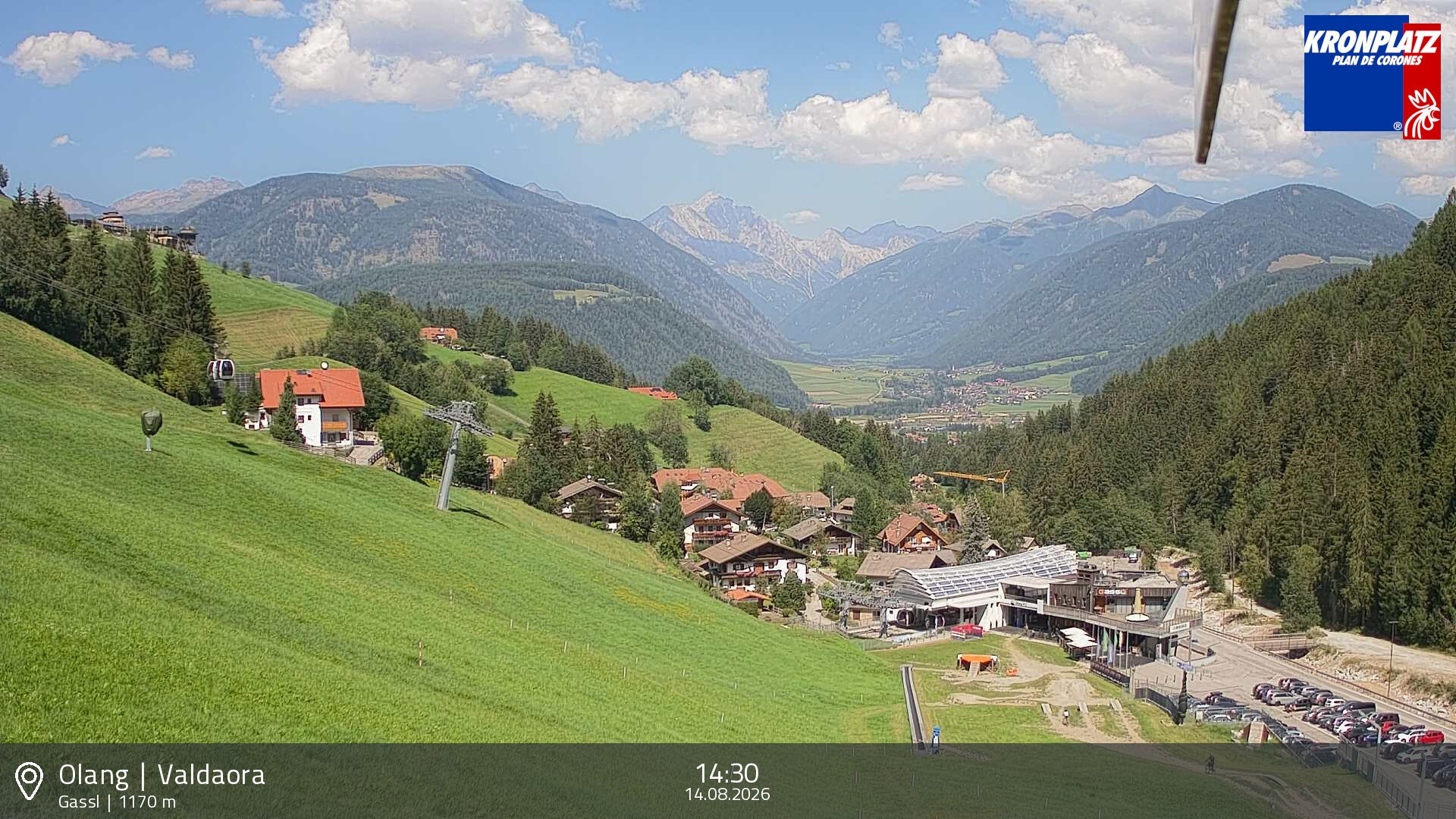 Archiv Foto Webcam Olang - Gassl, Ferienregion Kronplatz