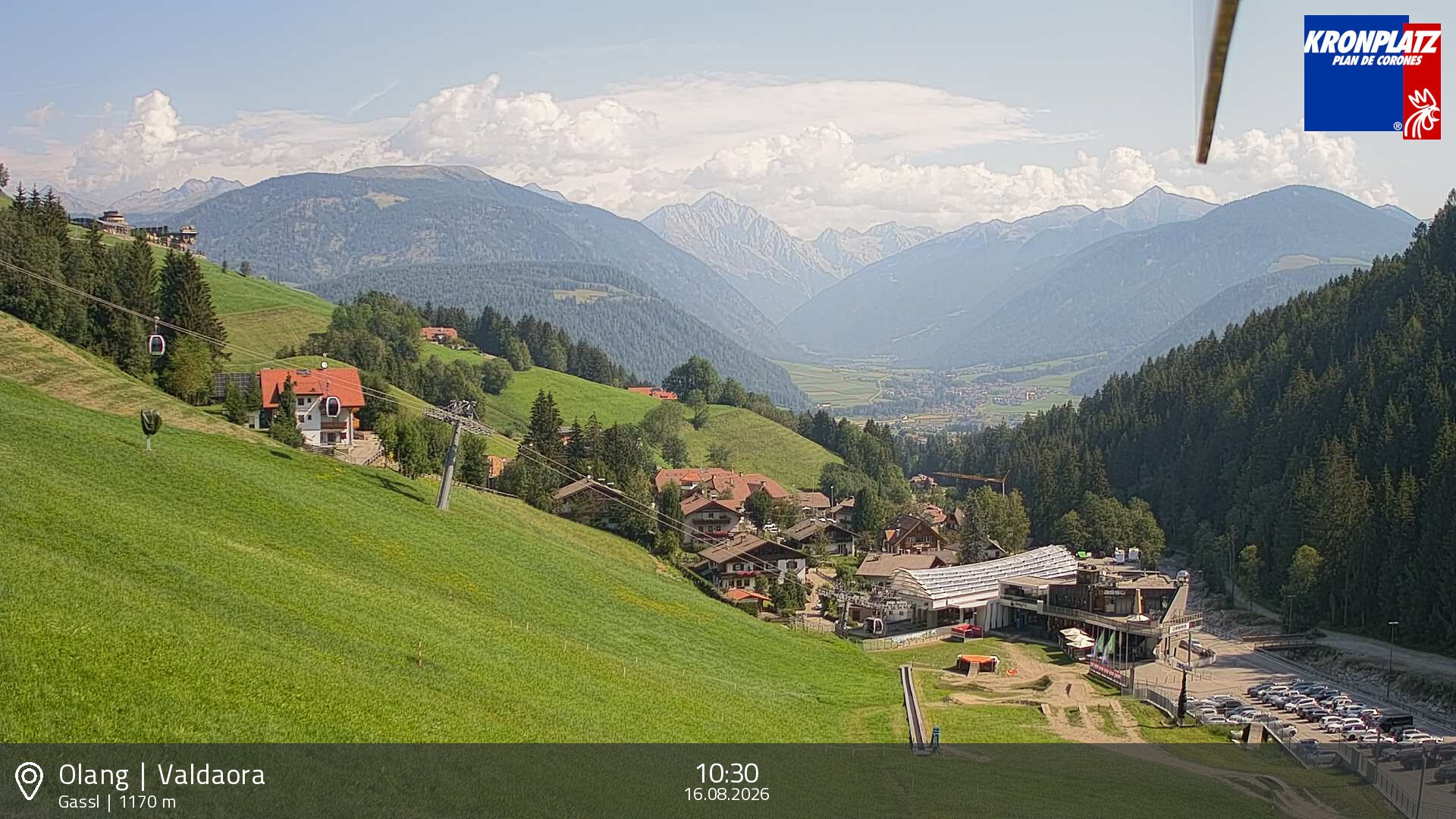 Archiv Foto Webcam Olang - Gassl, Ferienregion Kronplatz